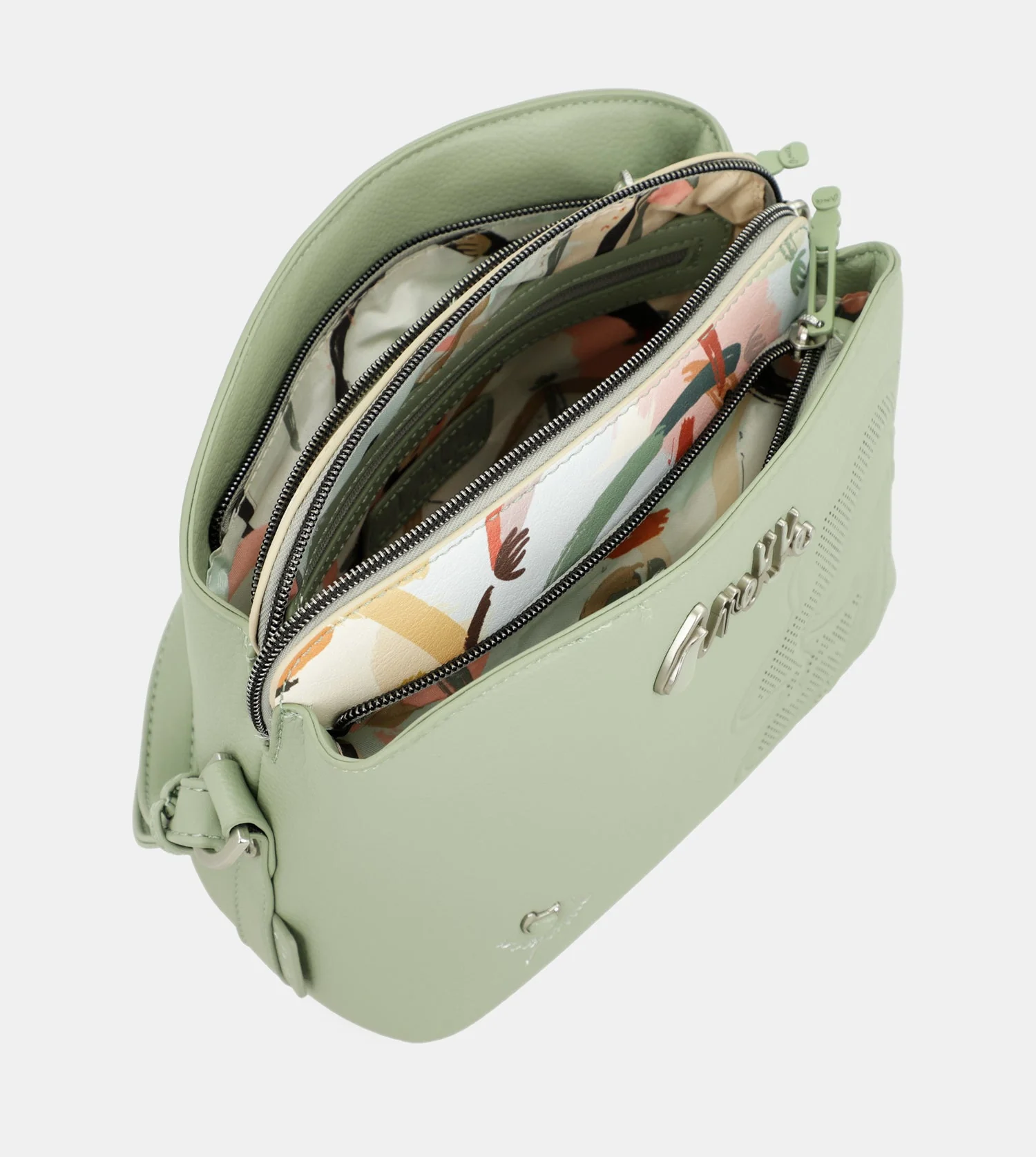 Medium crossbody bag with 3 compartments Alma - Image 6