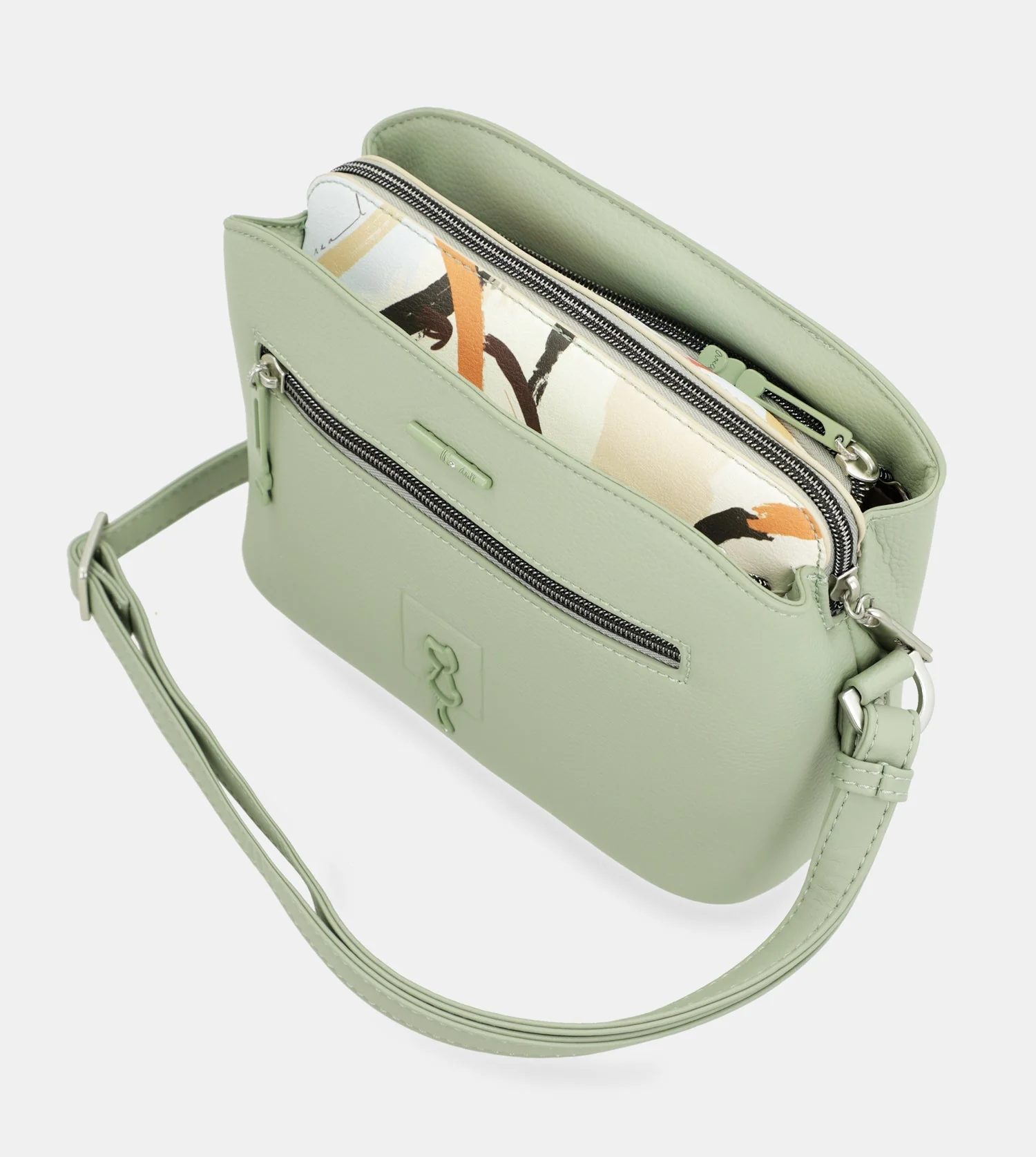 Medium crossbody bag with 3 compartments Alma - Image 9