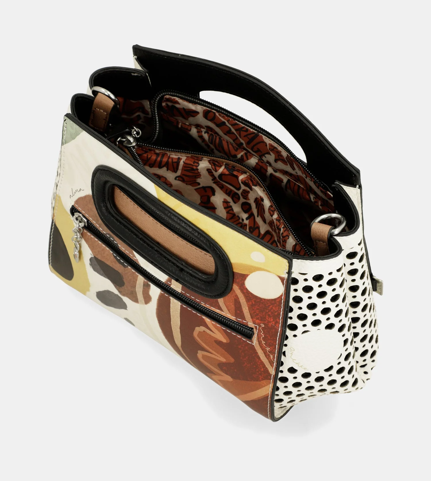 Handbag with crossbody strap Alma - Image 8
