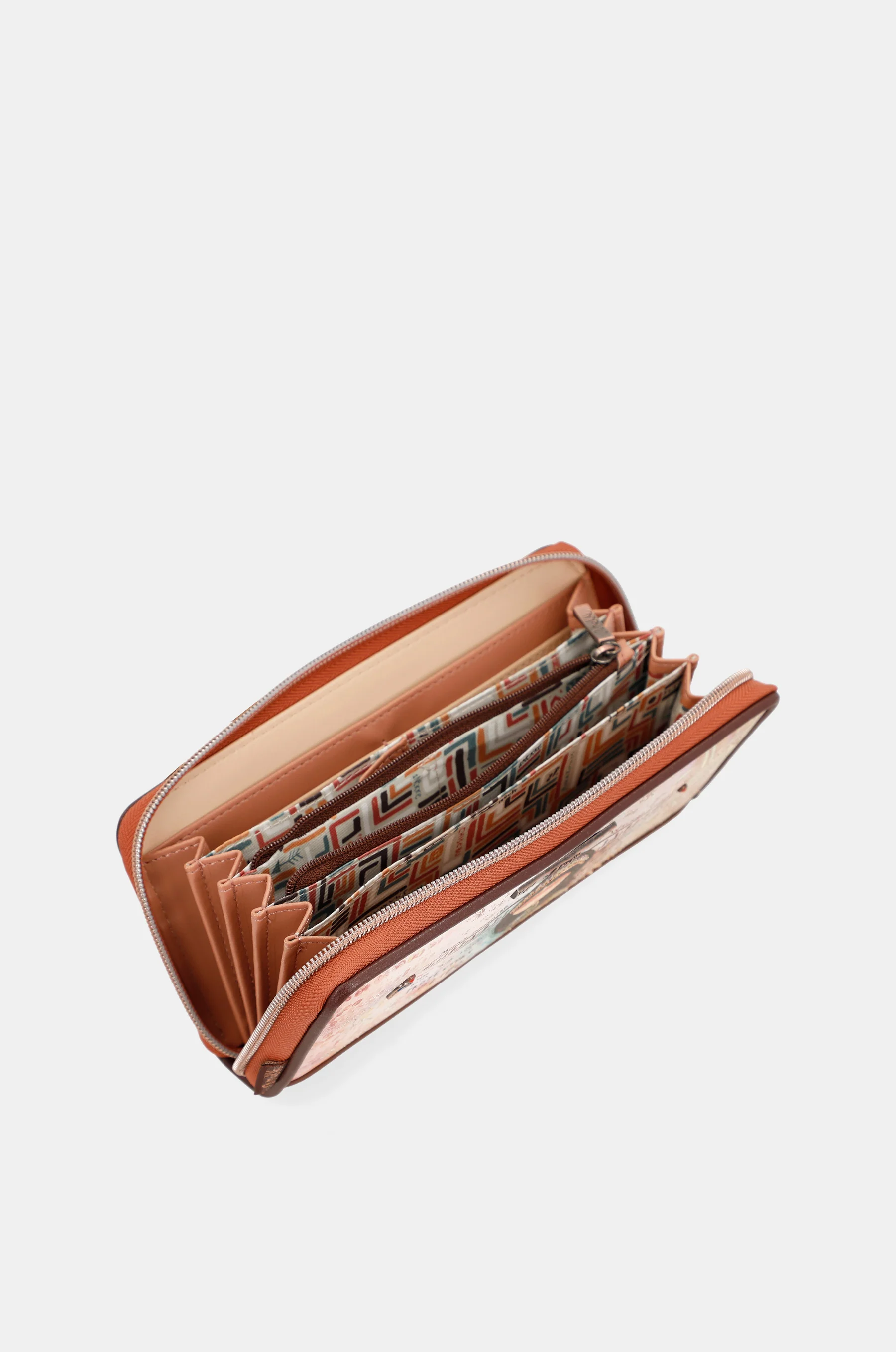 Menire large RFID embossed wallet - Image 5