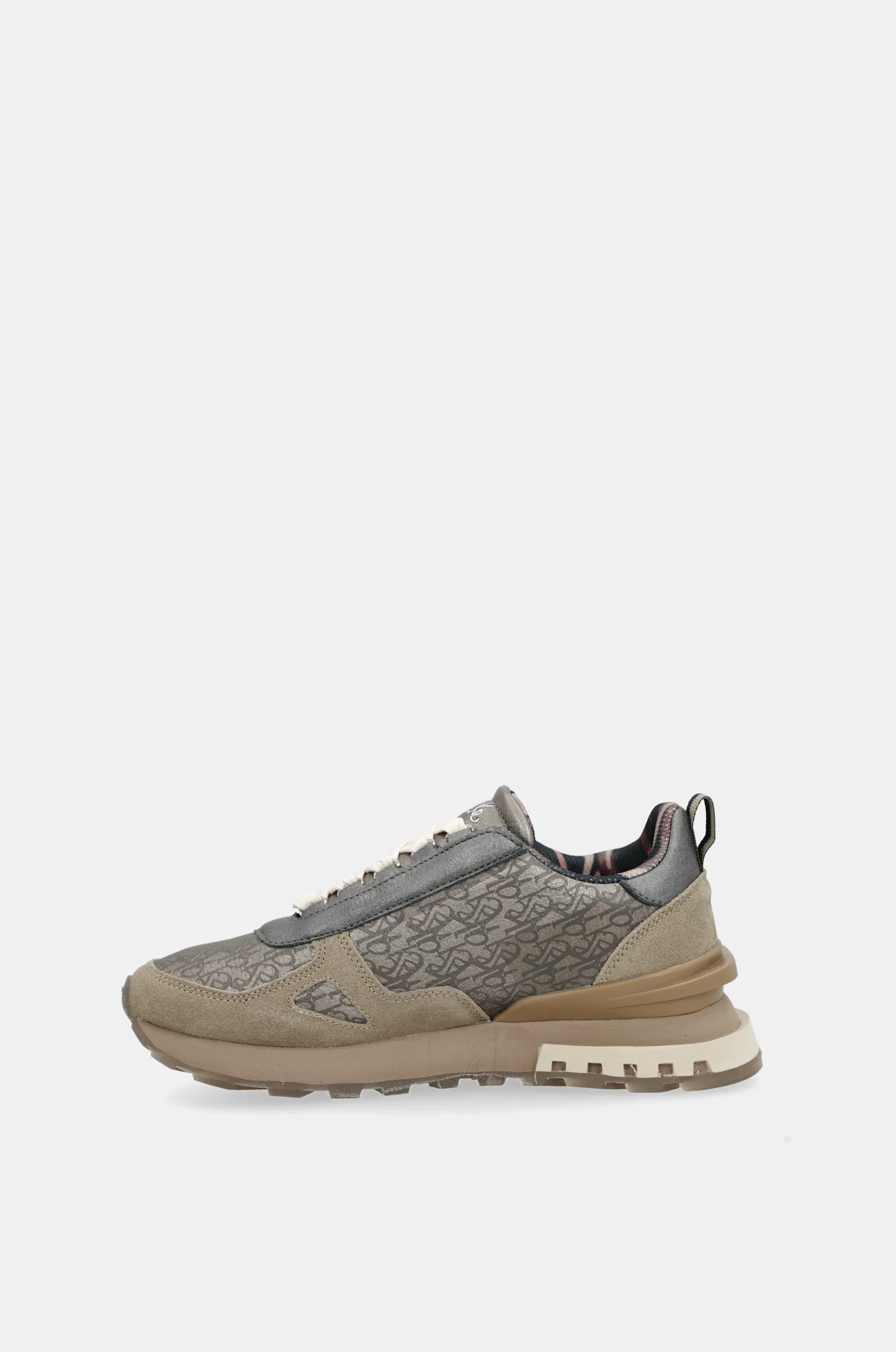 Metallic beige sneakers - Image 7