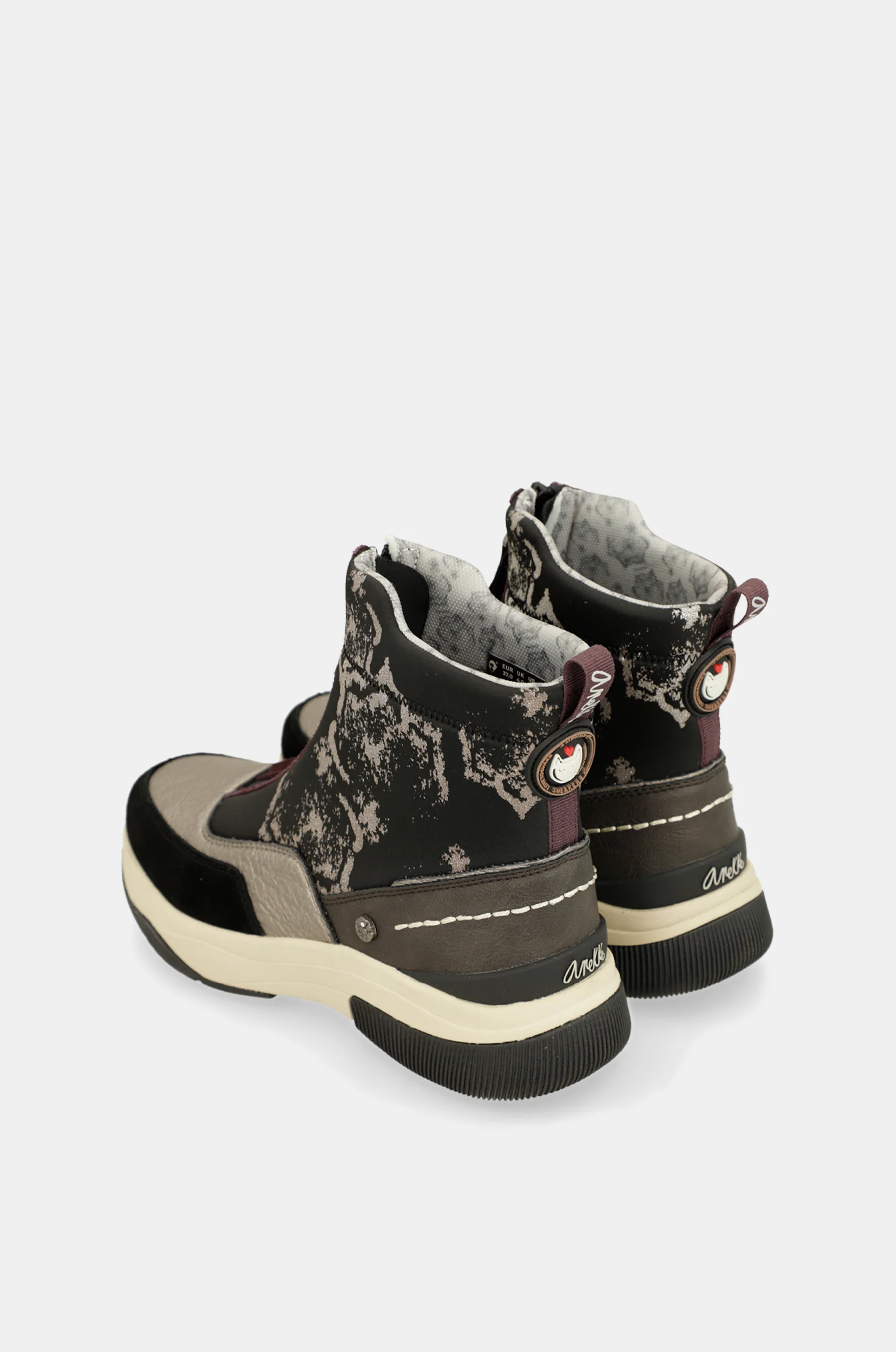 Metallic black sporty ankle boot - Image 5