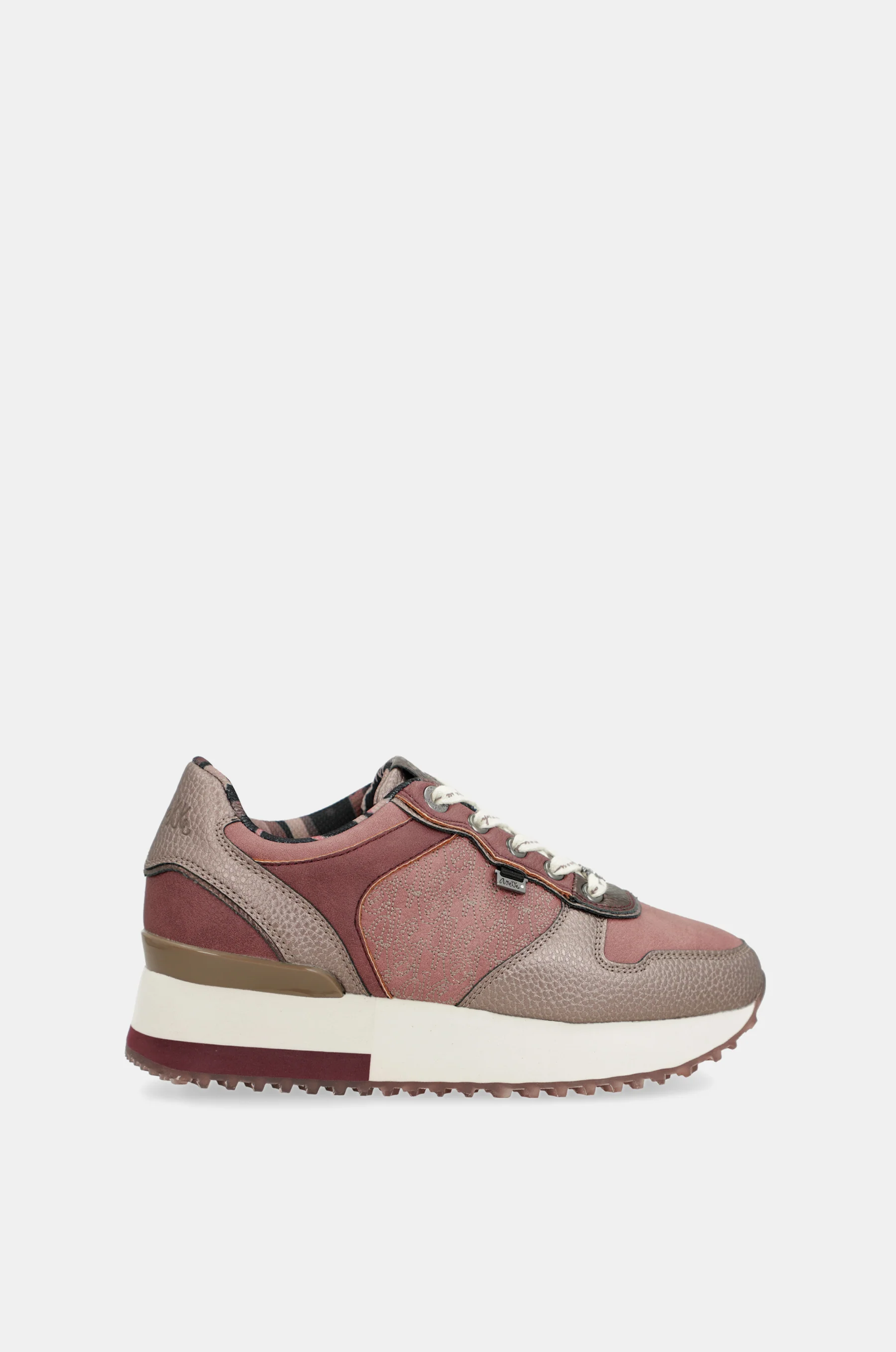 Metallic pink platform sneakers - Image 2