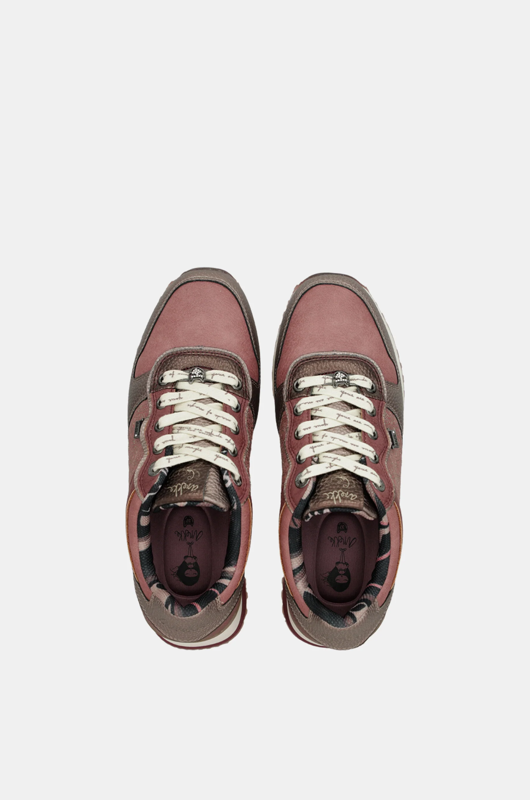 Metallic pink platform sneakers - Image 6