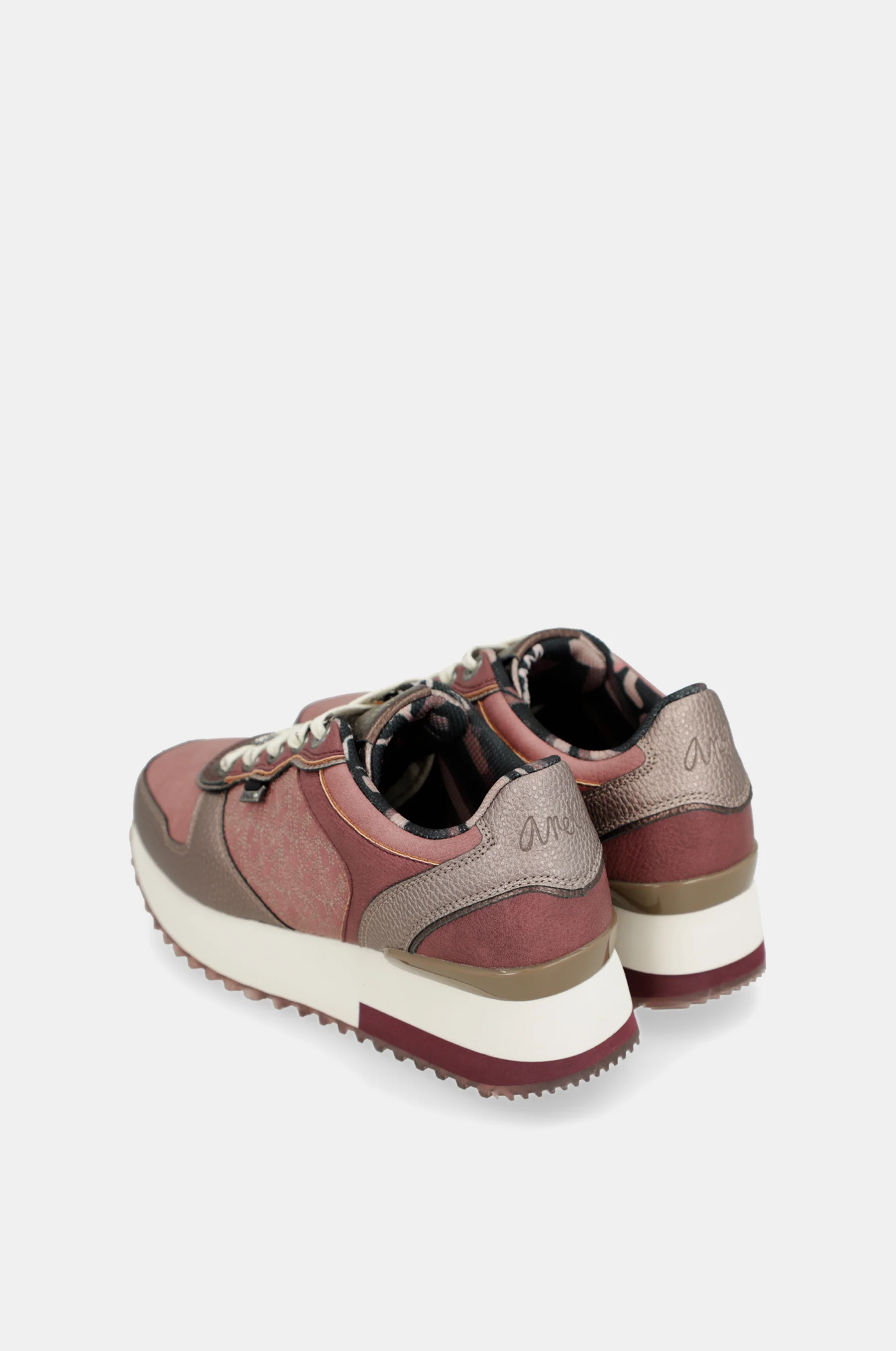 Metallic pink platform sneakers - Image 7