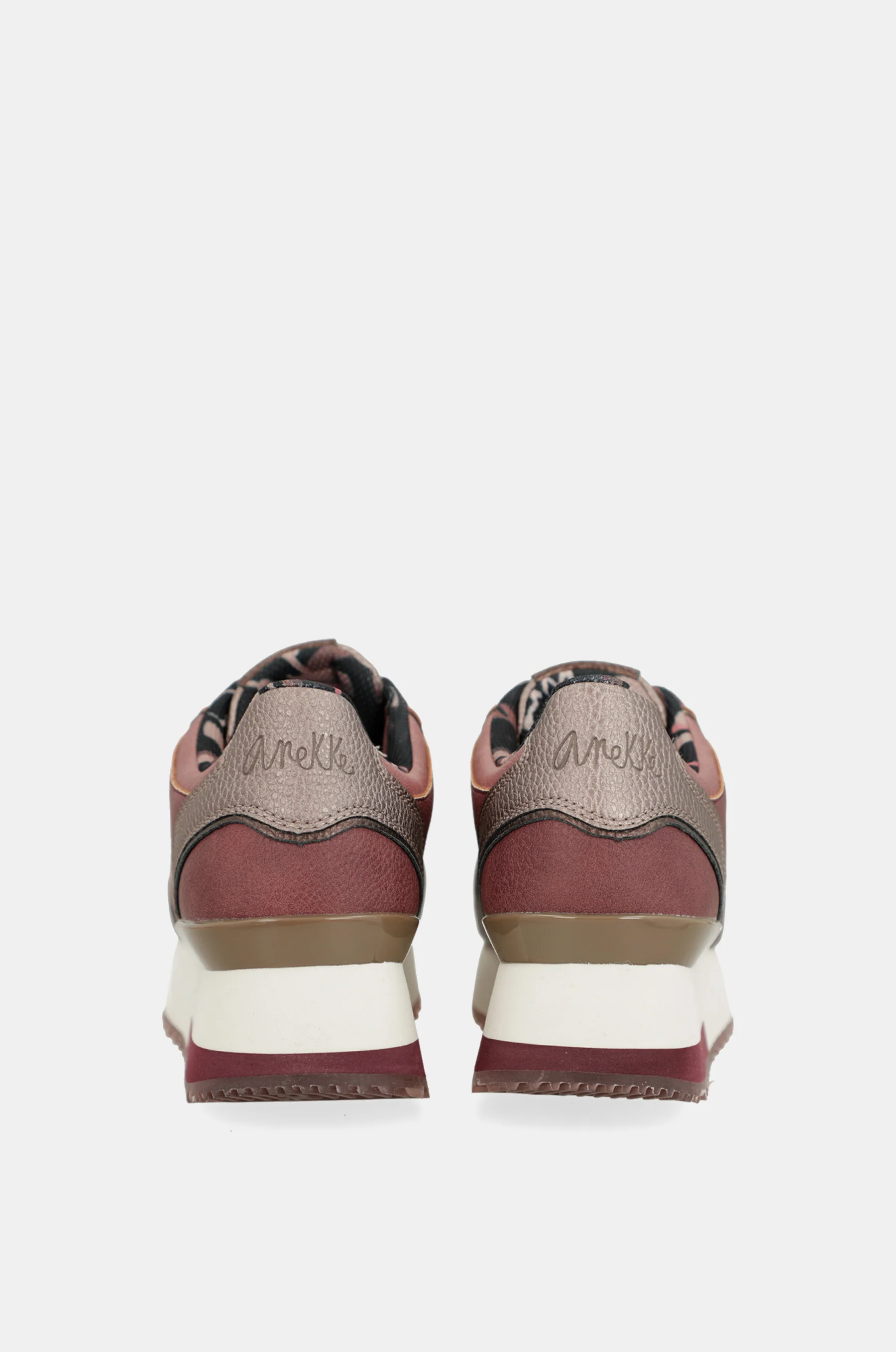 Metallic pink platform sneakers - Image 9