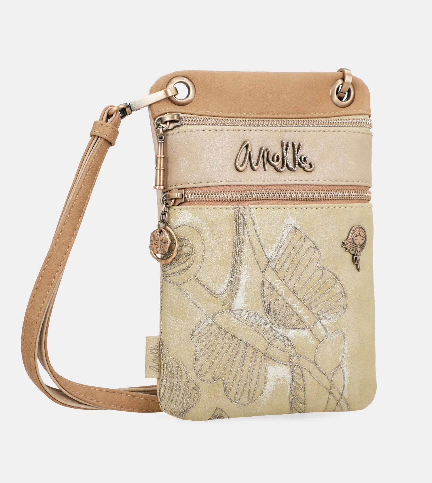 Mini crossbody bag with 2 compartments Memories - Image 3