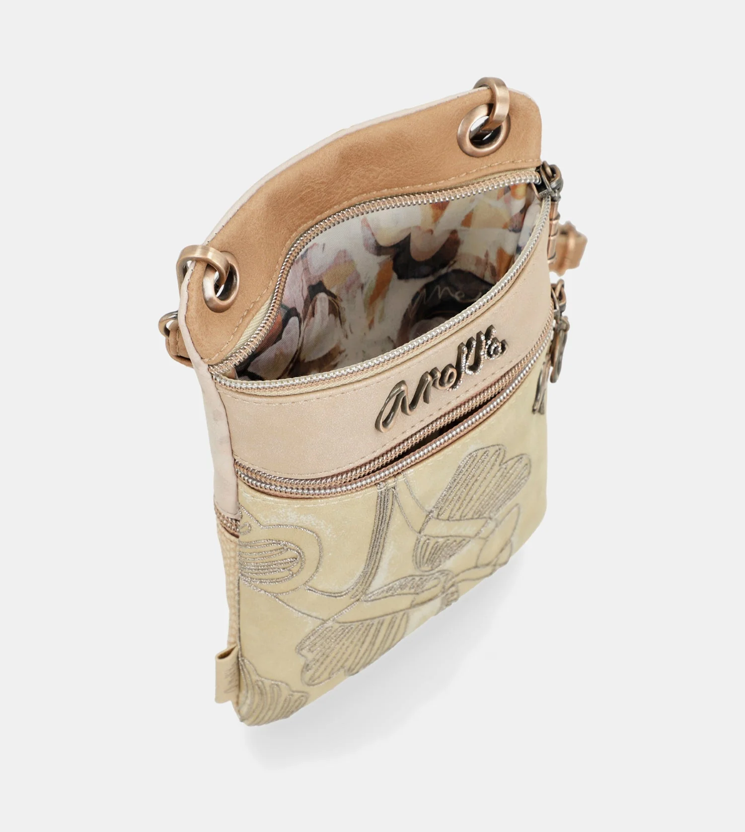 Mini crossbody bag with 2 compartments Memories - Image 6