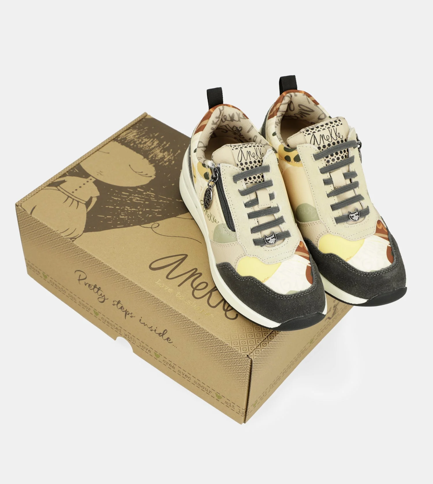 Multicolored wedge sneakers - Image 6