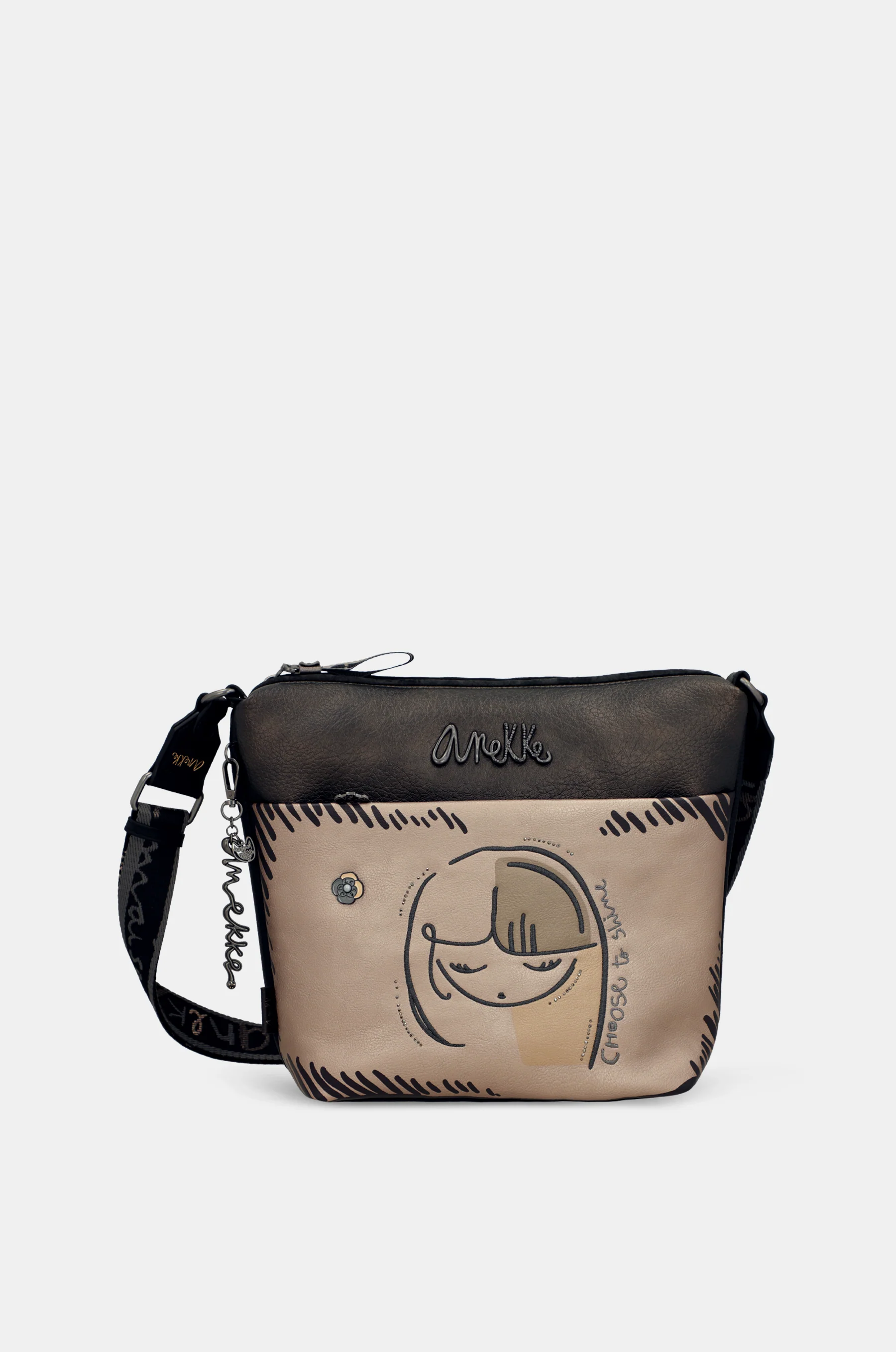 Nature Koko large crossbody bag with front pocket - Image 10