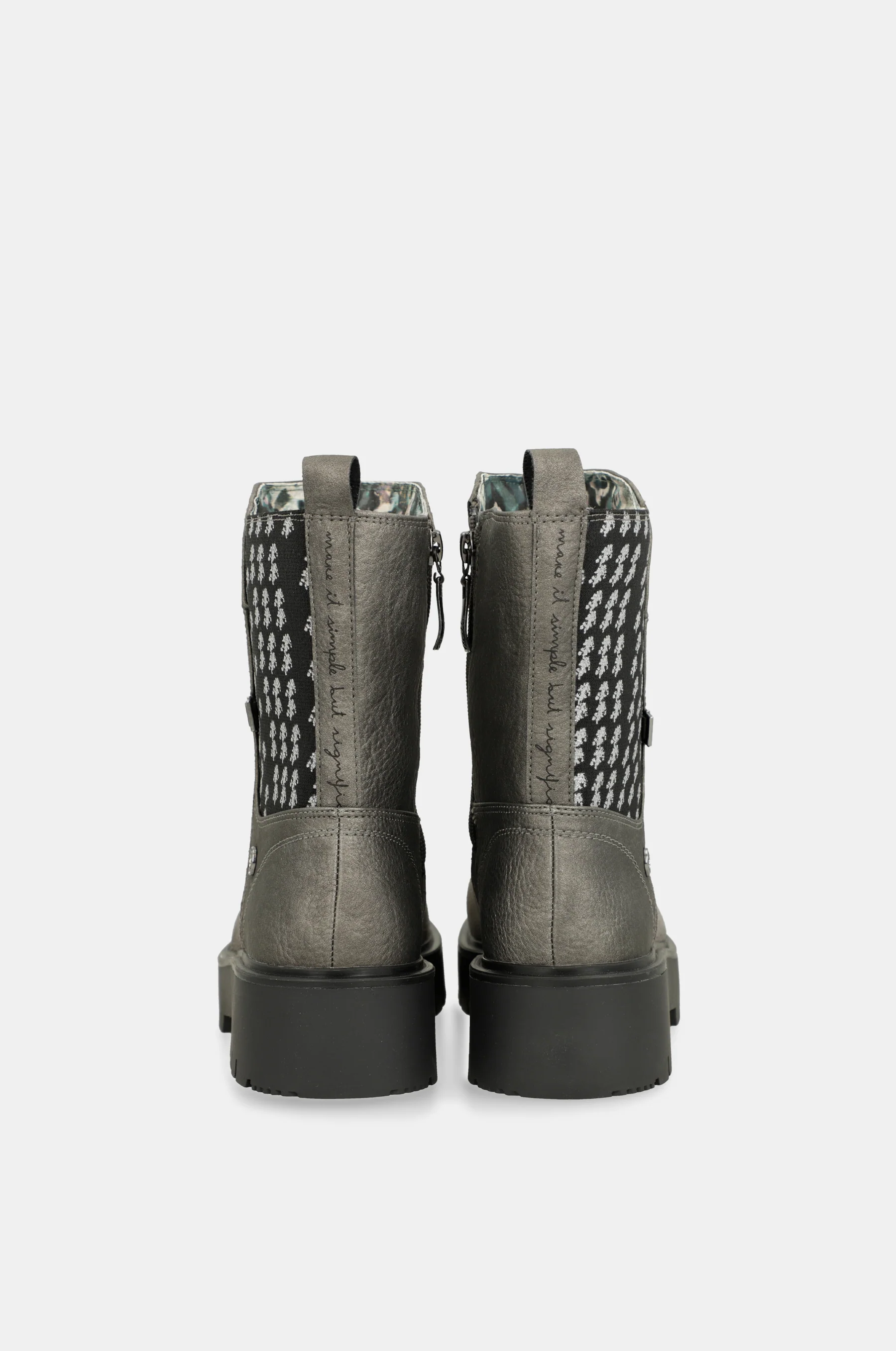 Nature Koko pewter boots - Image 6