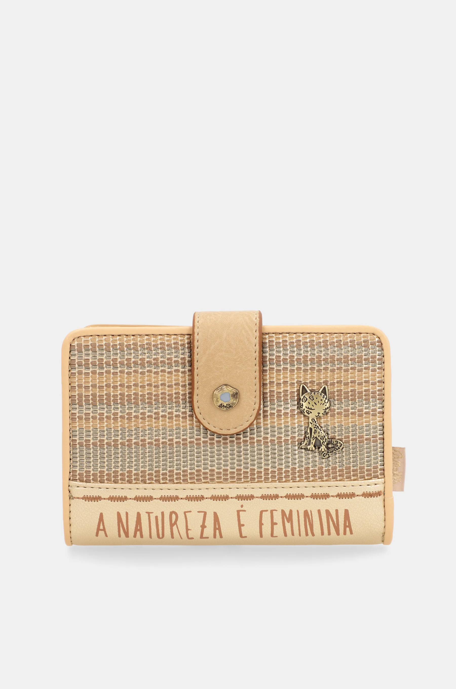 Nature Pachamama gold medium RFID wallet - Image 3