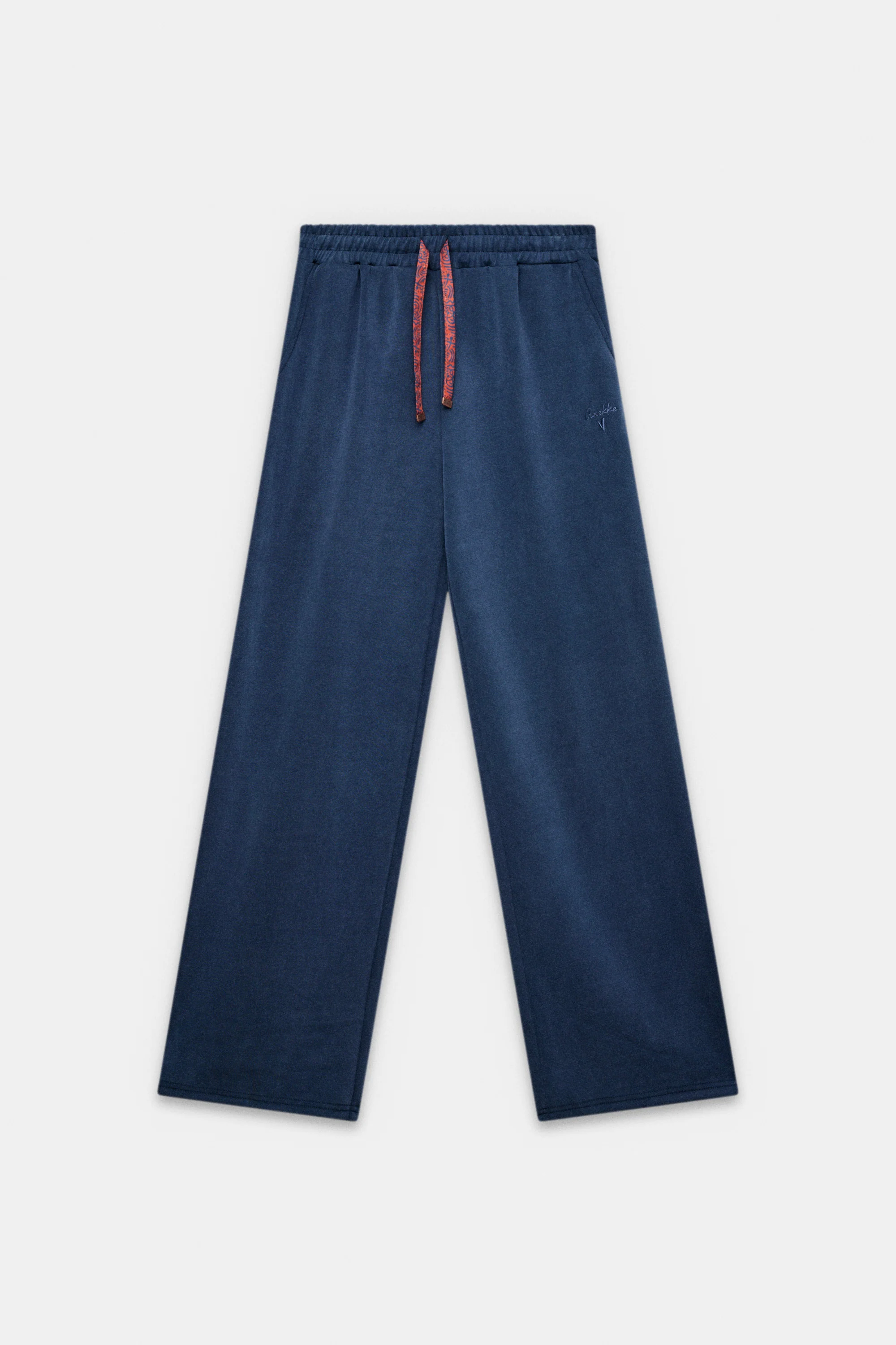 Navy-blue trousers