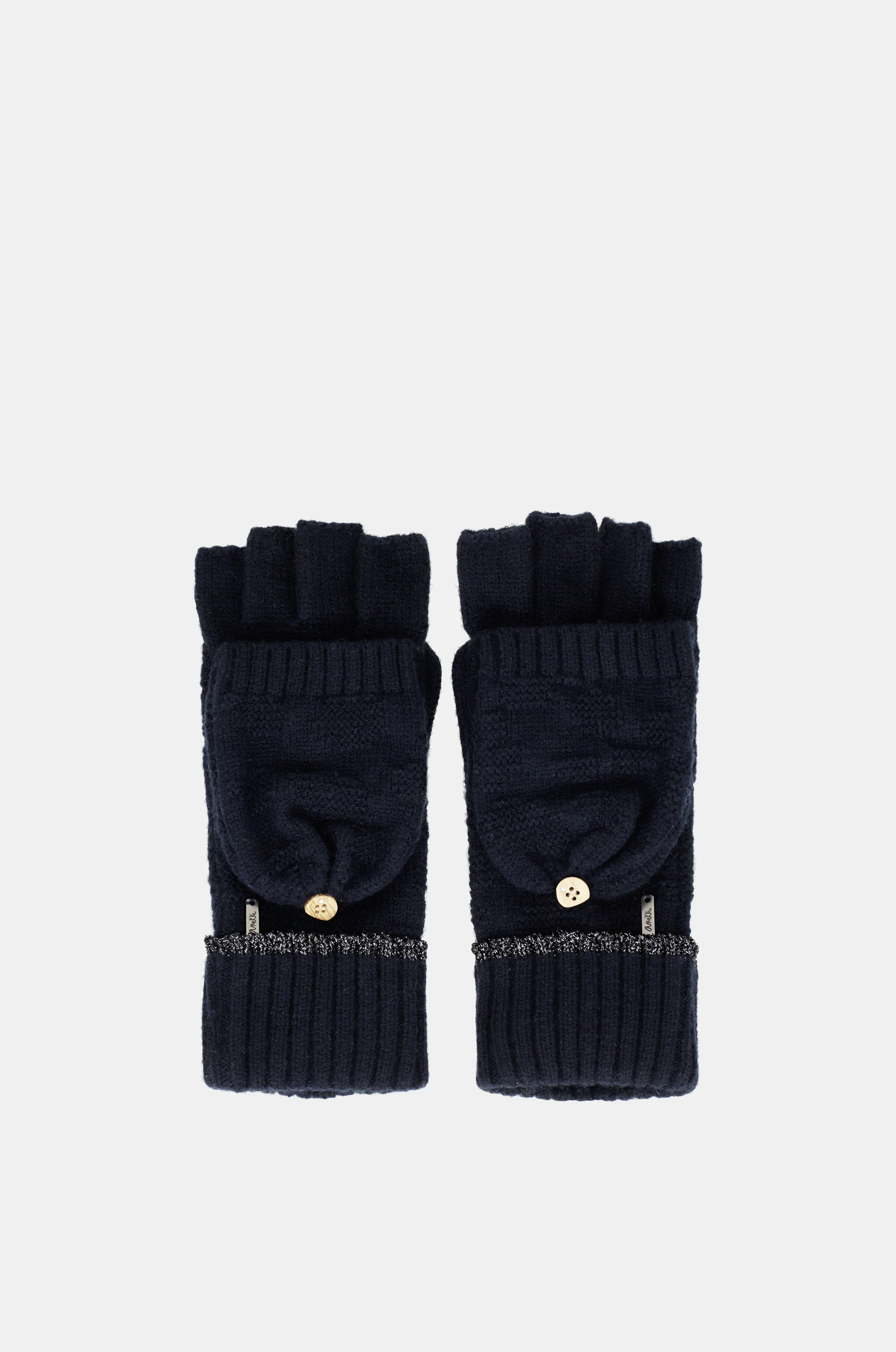 Navy mittens