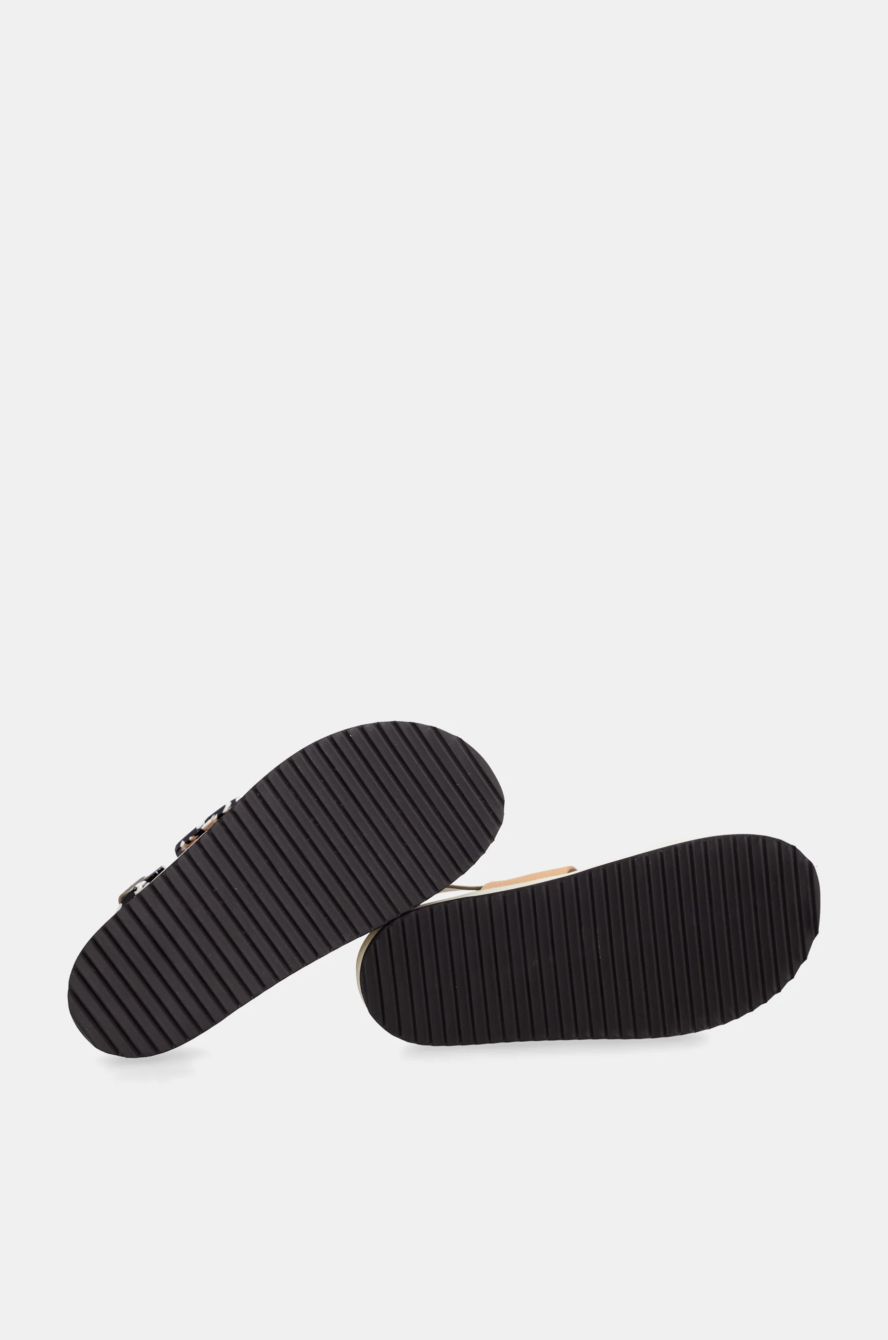 Orange and black platform sandals - Image 7