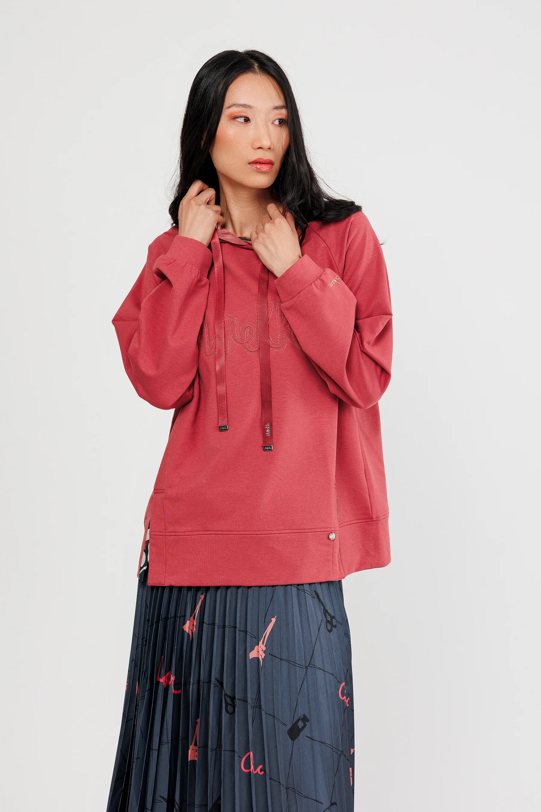 Orange copper hoodie