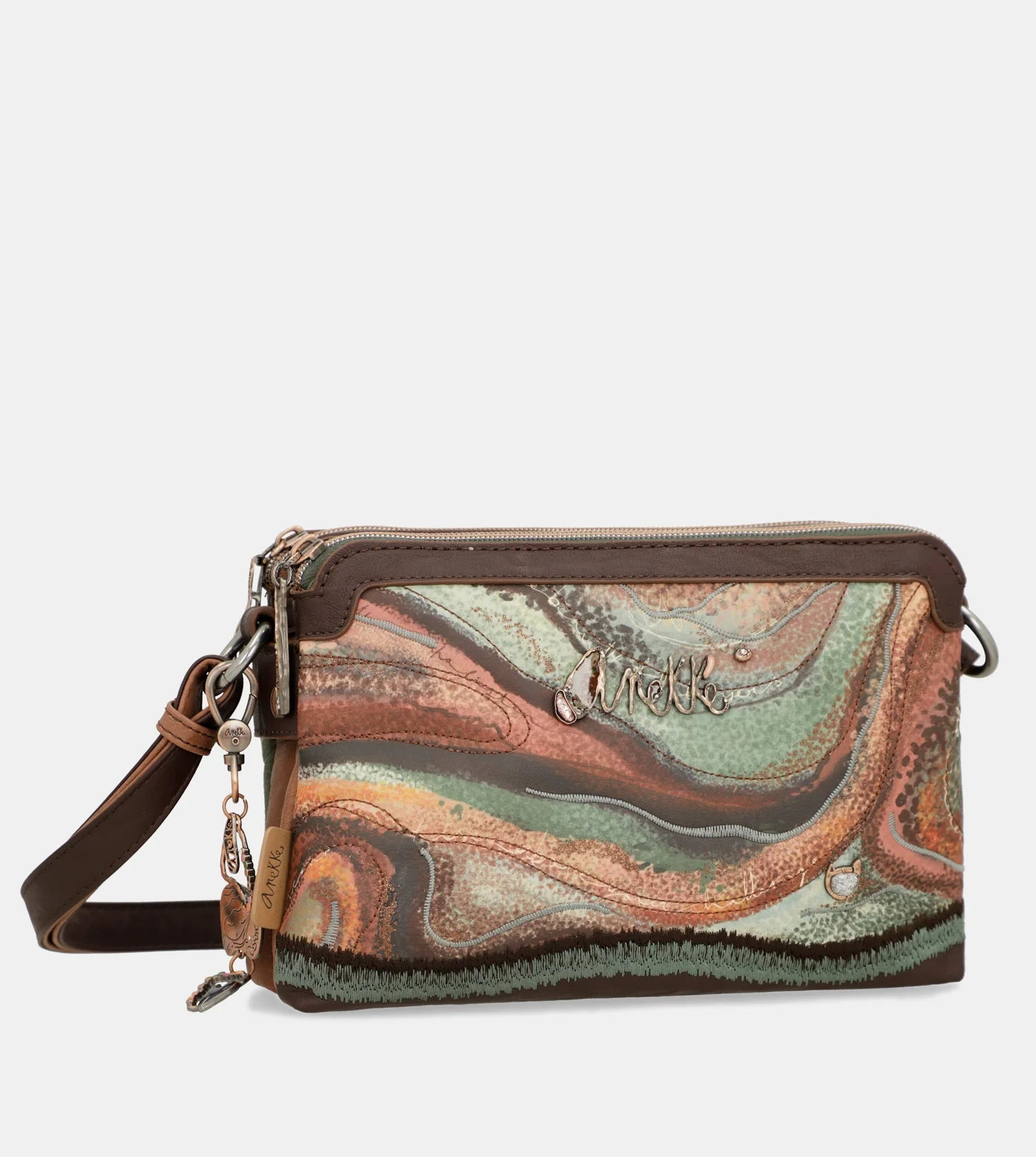 Outer 2-compartment crossbody bag - Image 4