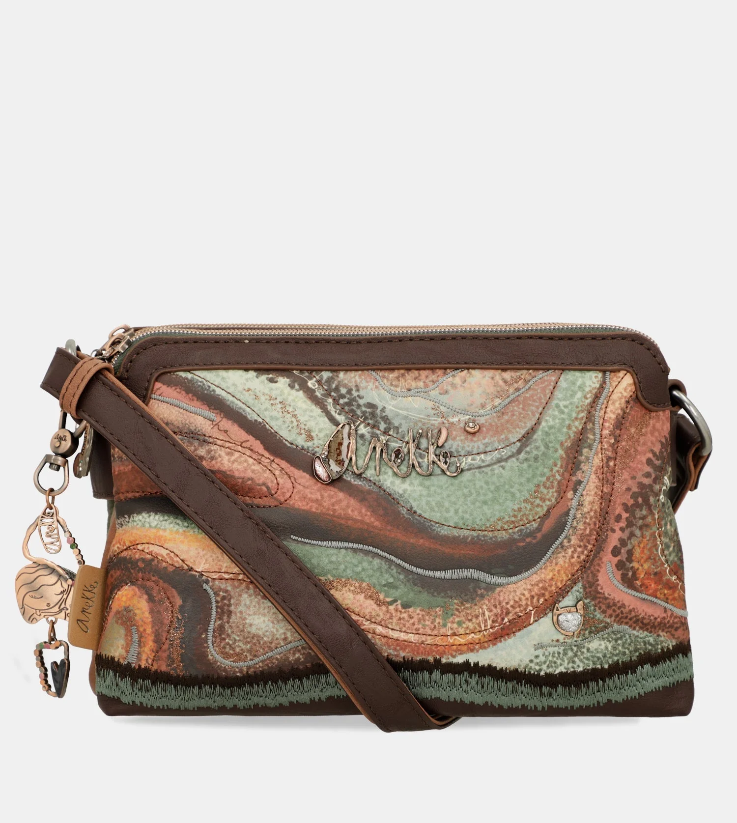 Outer 2-compartment crossbody bag - Image 5