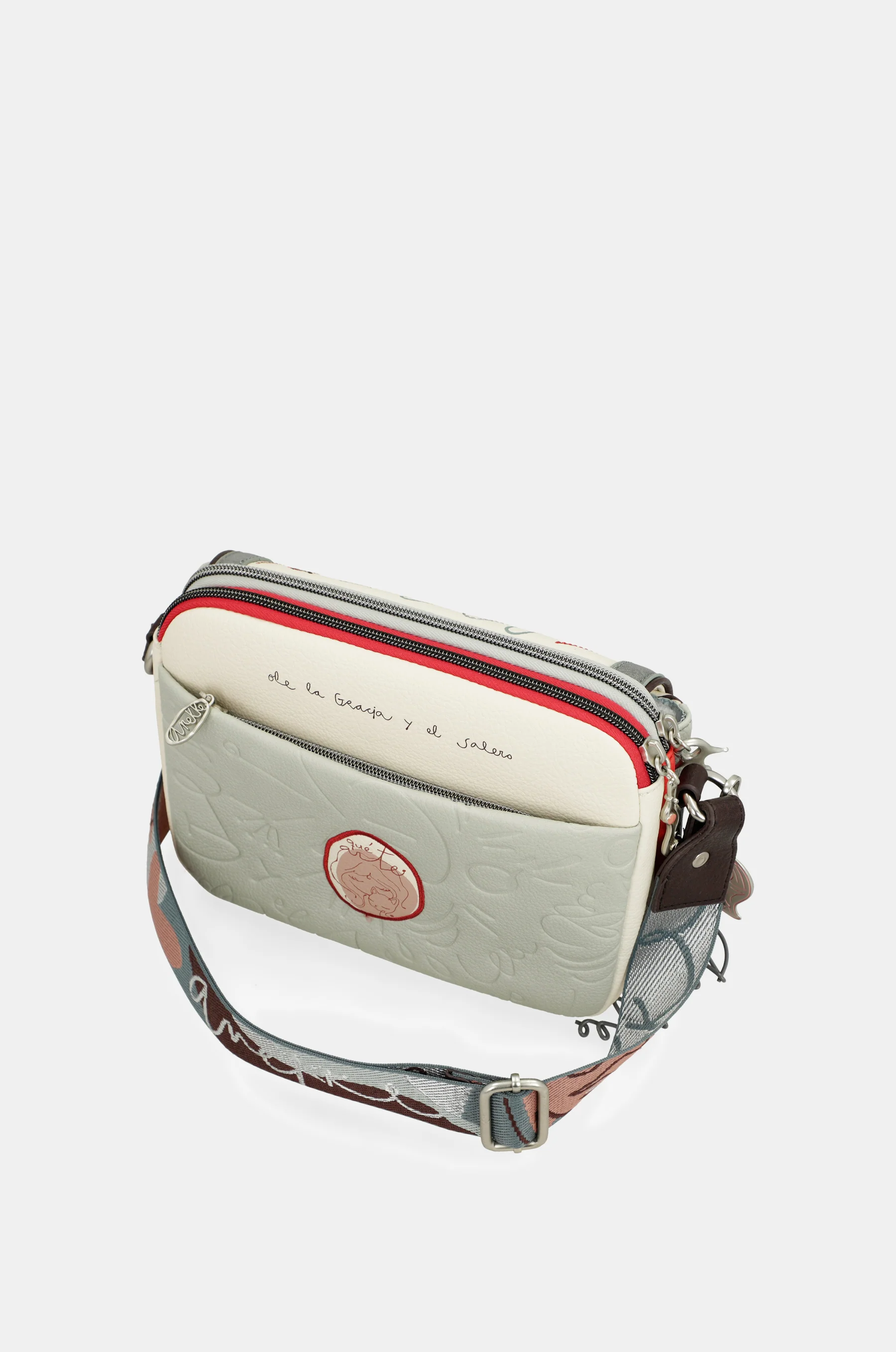 Oval flap crossbody bag Alma - Image 10