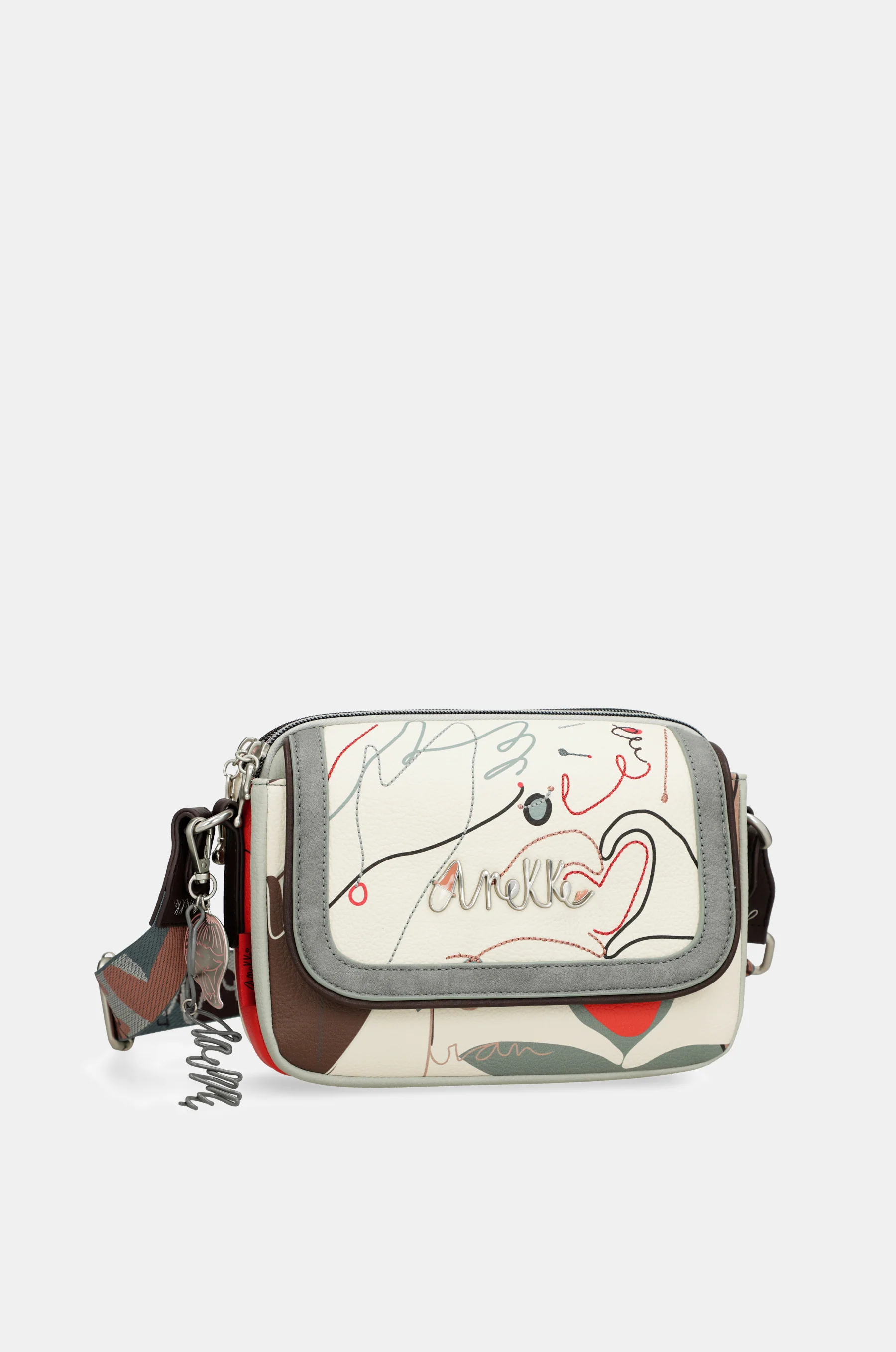 Oval flap crossbody bag Alma - Image 3