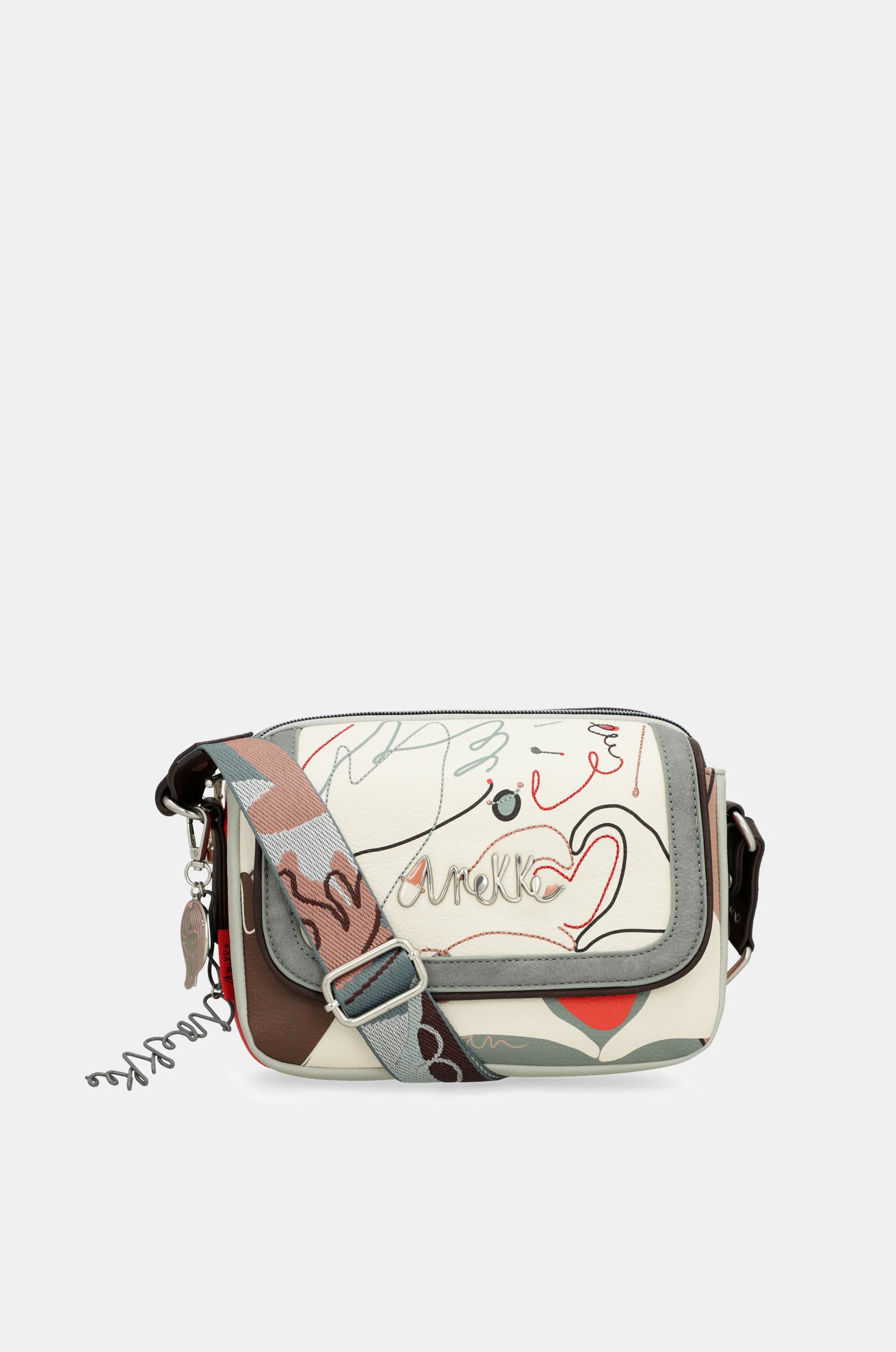 Oval flap crossbody bag Alma - Image 8