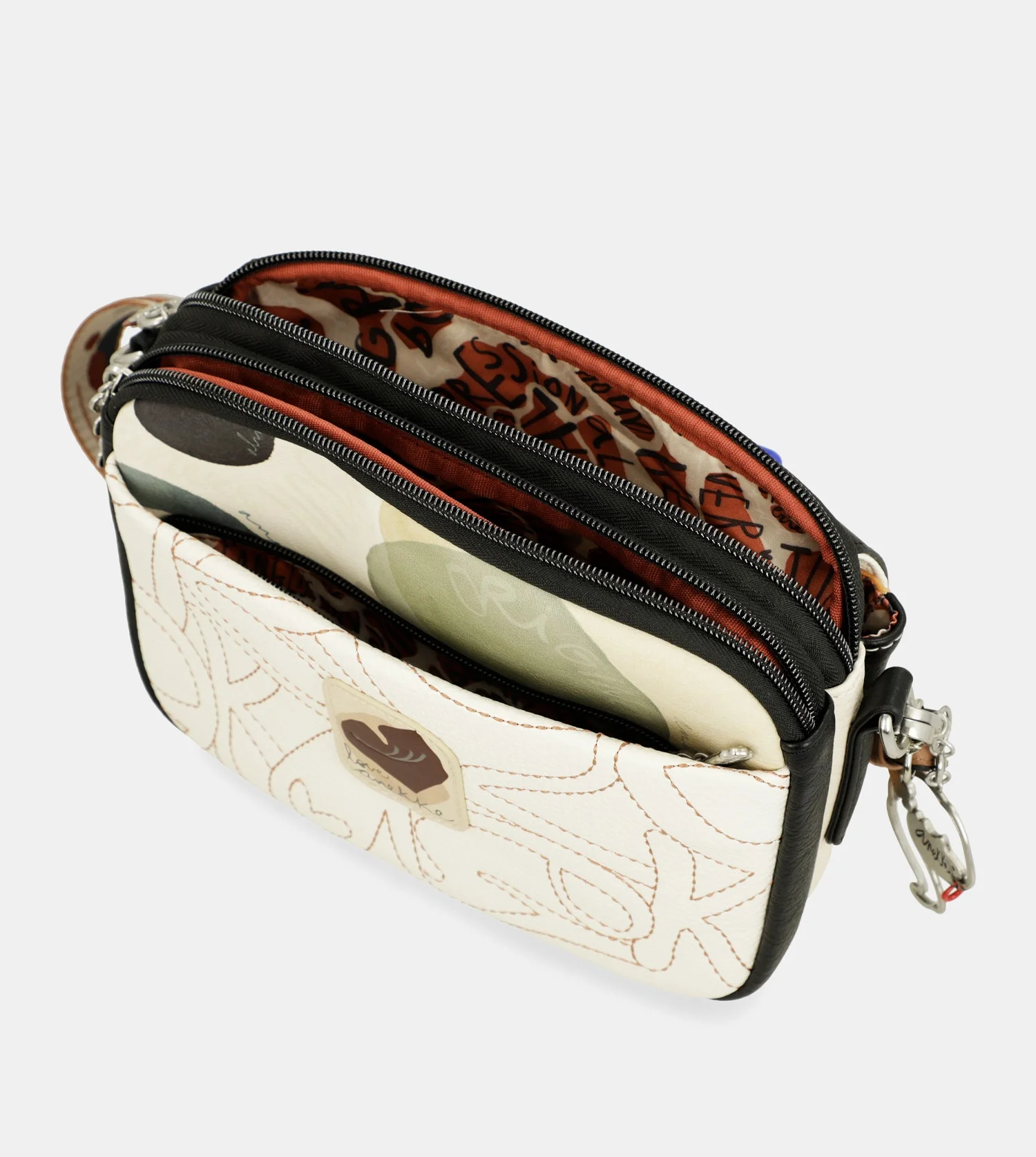 Oval flap crossbody bag Alma - Image 9