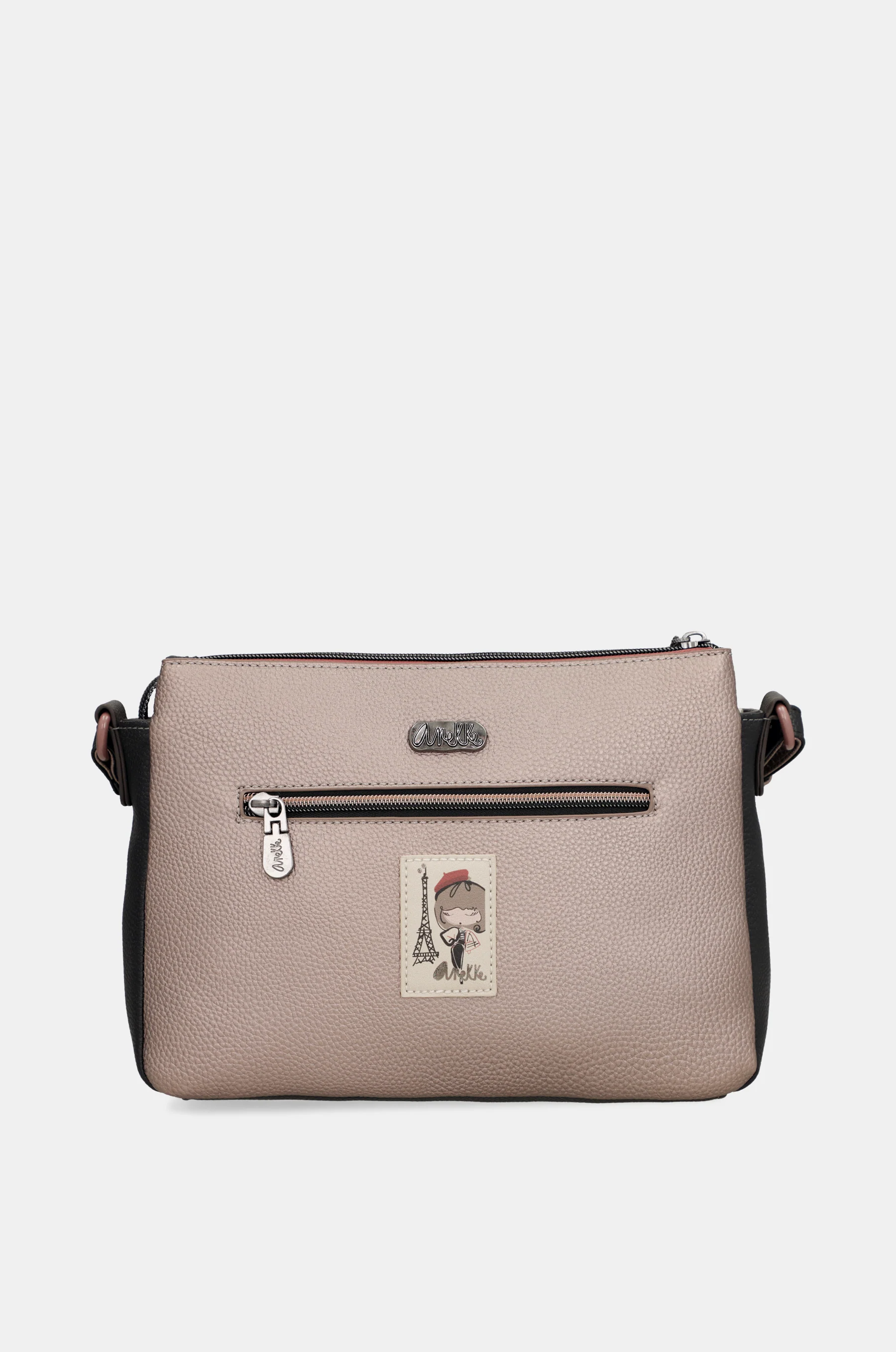 Parisian 3-compartment printed crossbody bag - Image 3