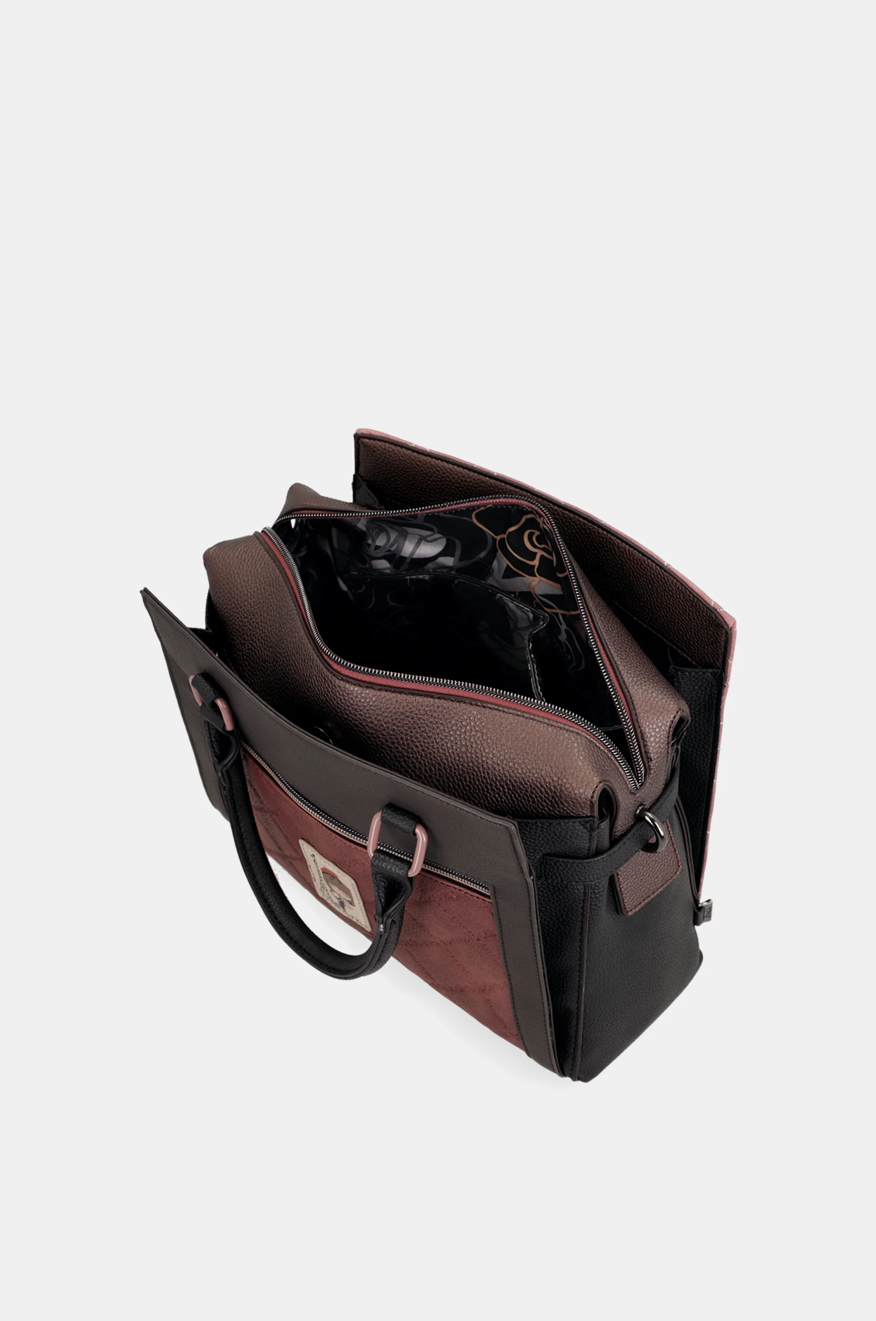 Parisian short-handle bag with shoulder strap - Image 10