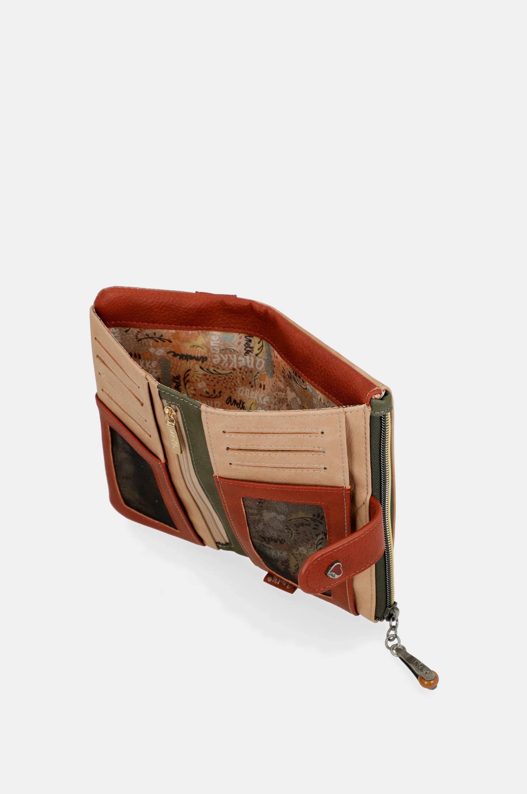 Peace & Love camel flexible RFID wallet - Image 11