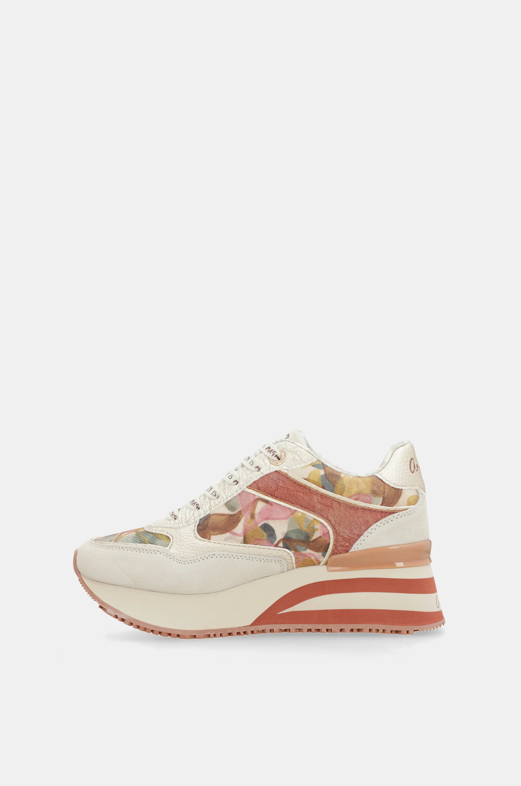 Pink and beige Bloom sneakers - Image 6