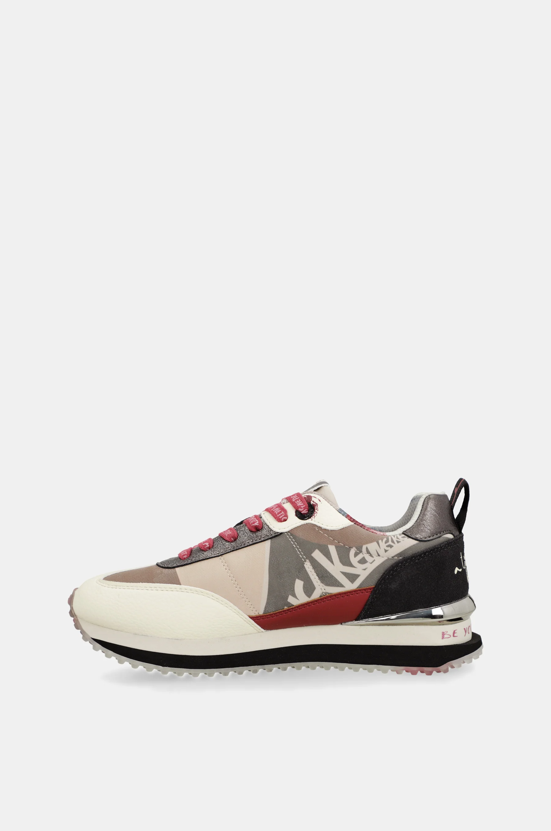 Pink and white sneakers - Image 7