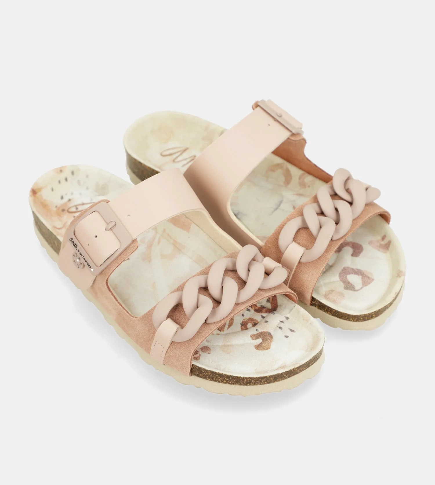 Pink chain-link bio sandals - Image 3