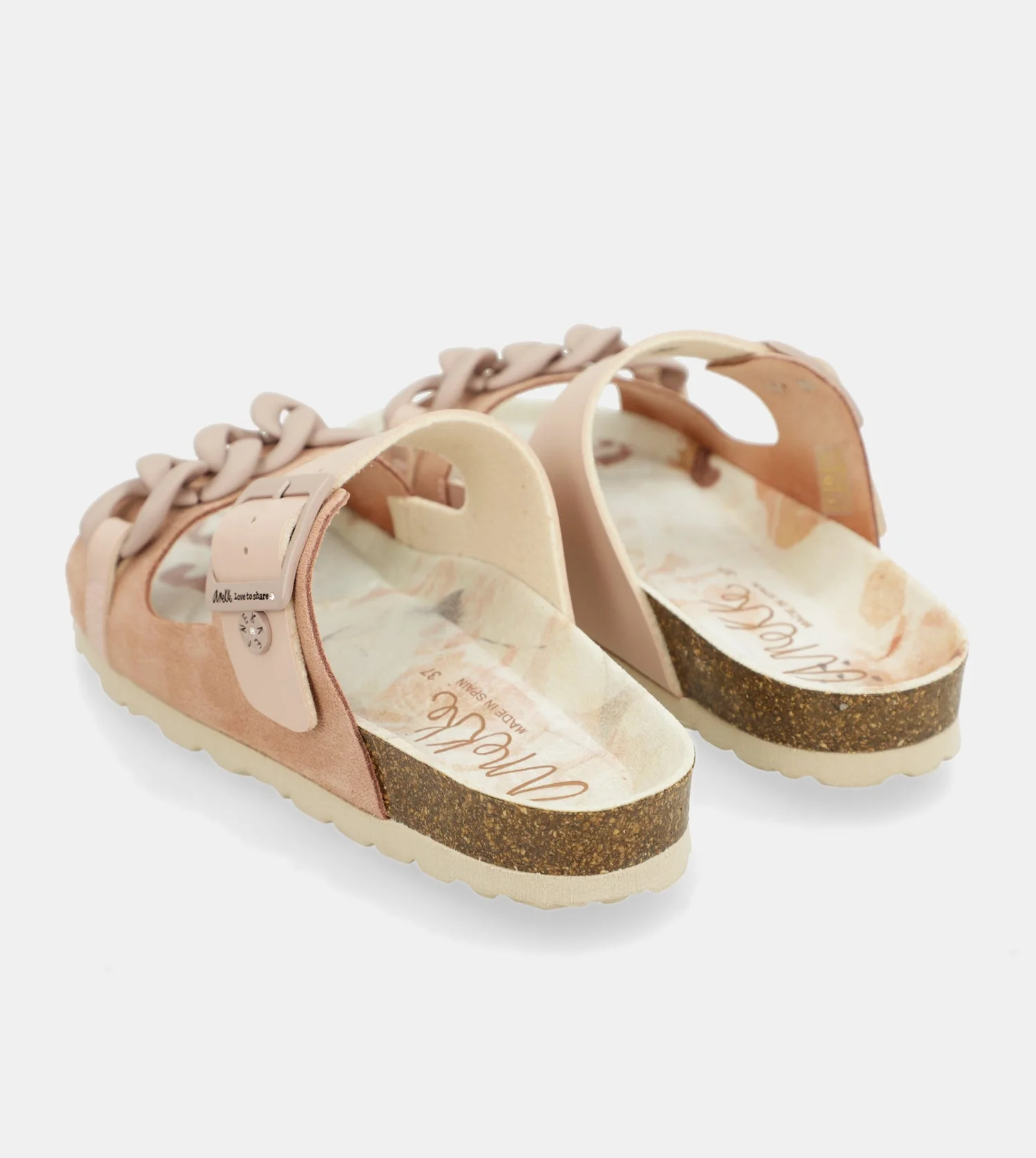 Pink chain-link bio sandals - Image 4