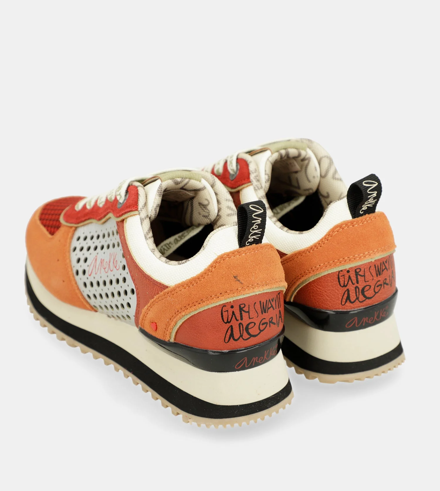Red platform sneakers - Image 7