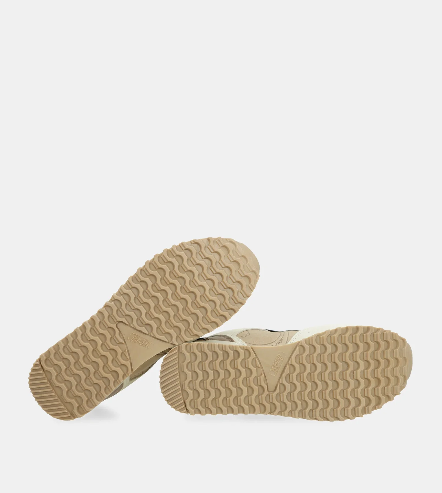 Beige platform sneakers - Image 9