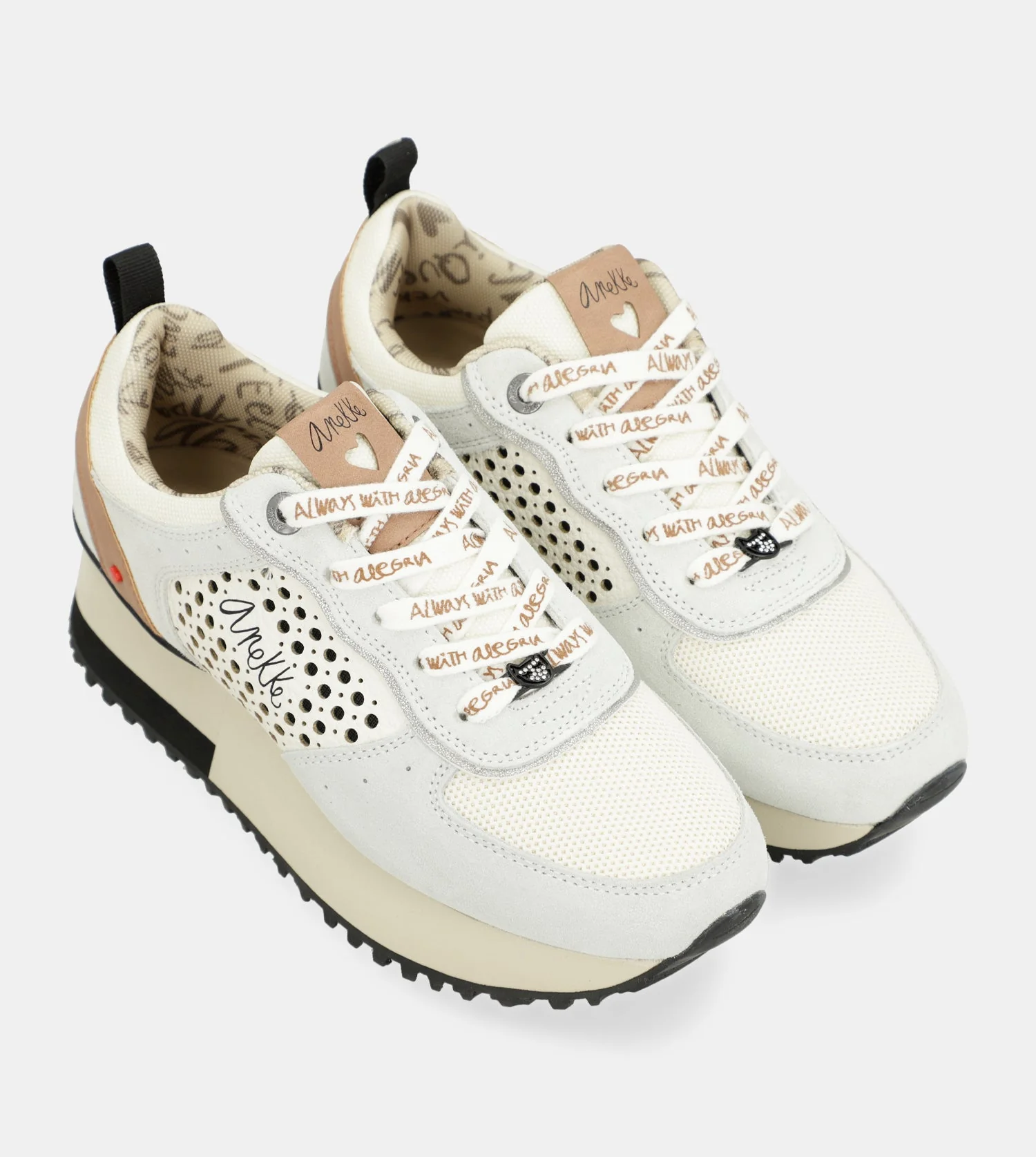 Gray platform sneakers - Image 3
