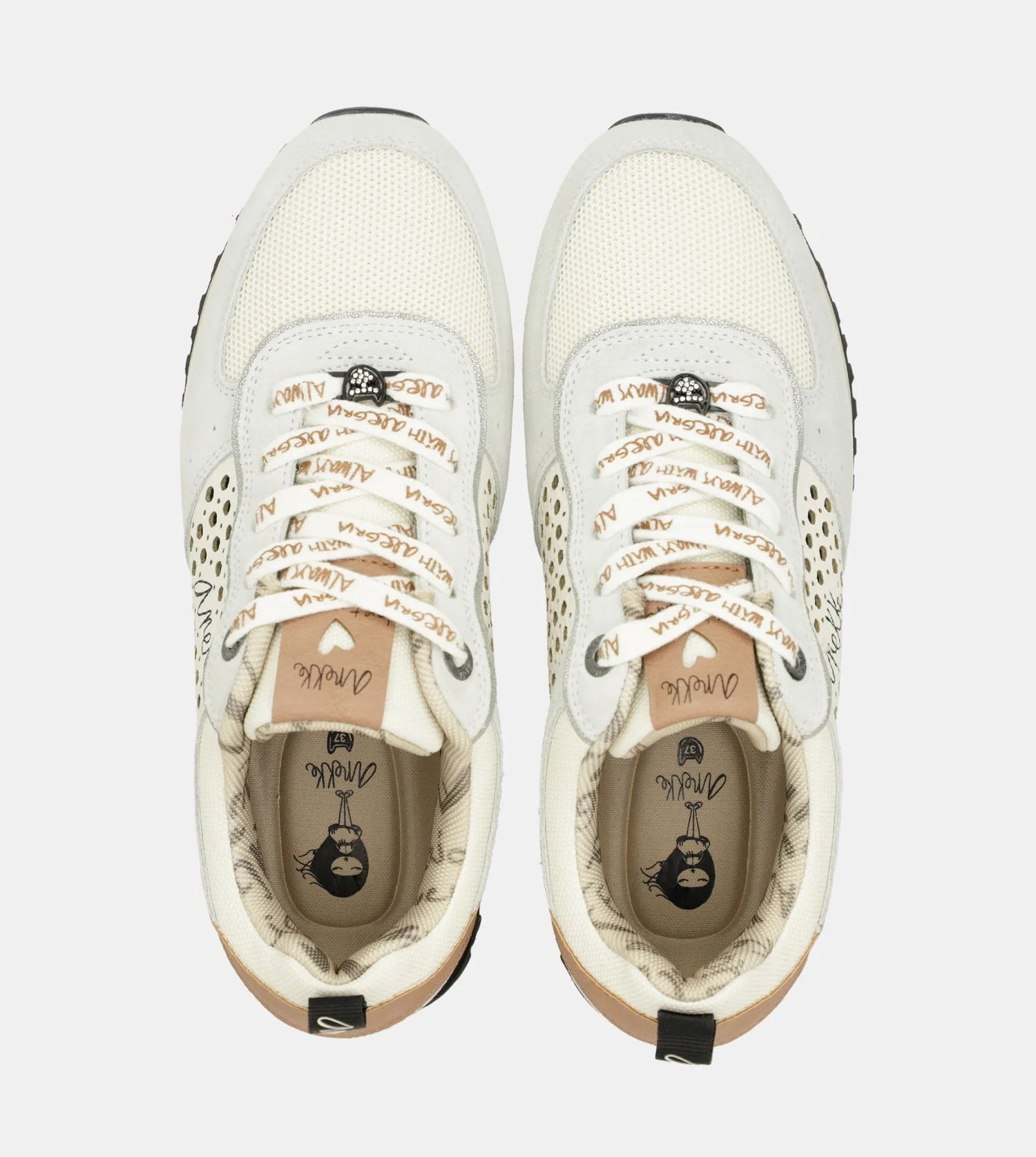 Gray platform sneakers - Image 4