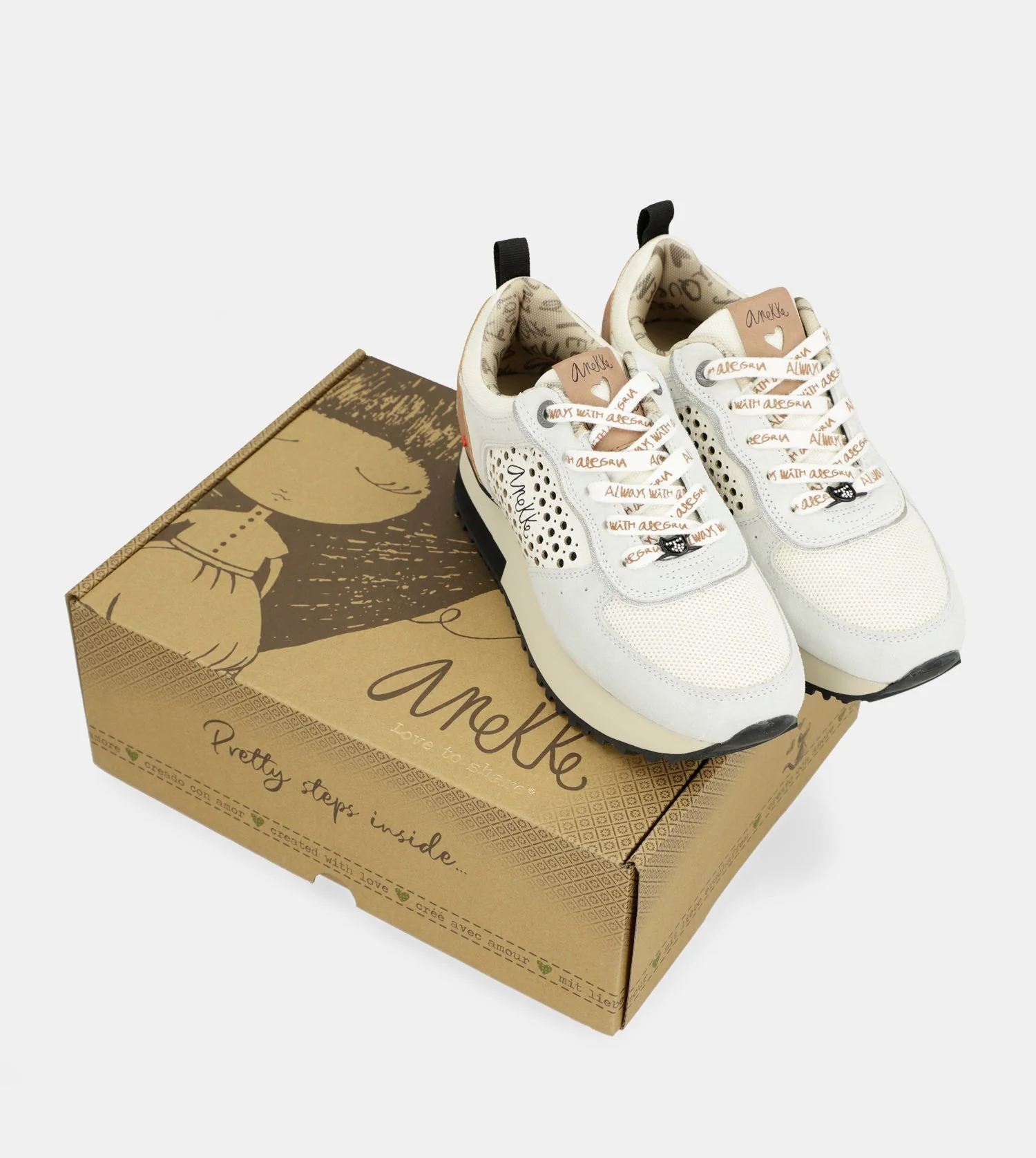 Gray platform sneakers - Image 6