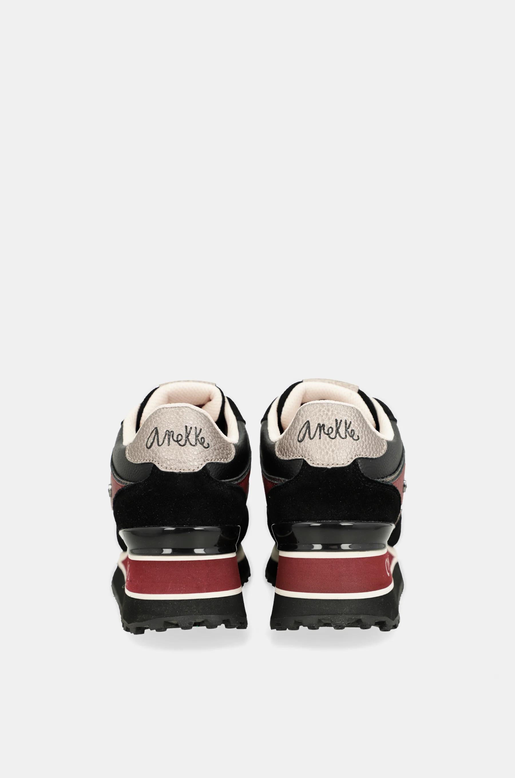 Printed black platform sneakers - Image 7