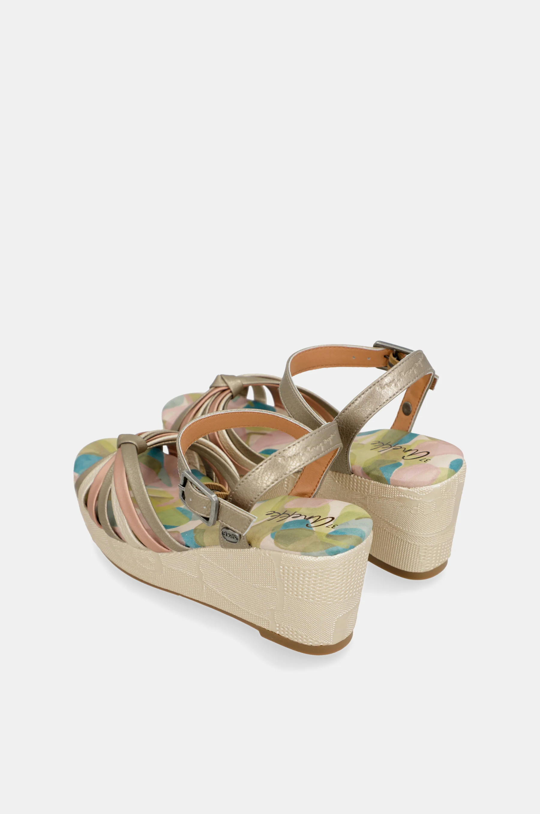 Printed Bloom crossover sandals - Image 6