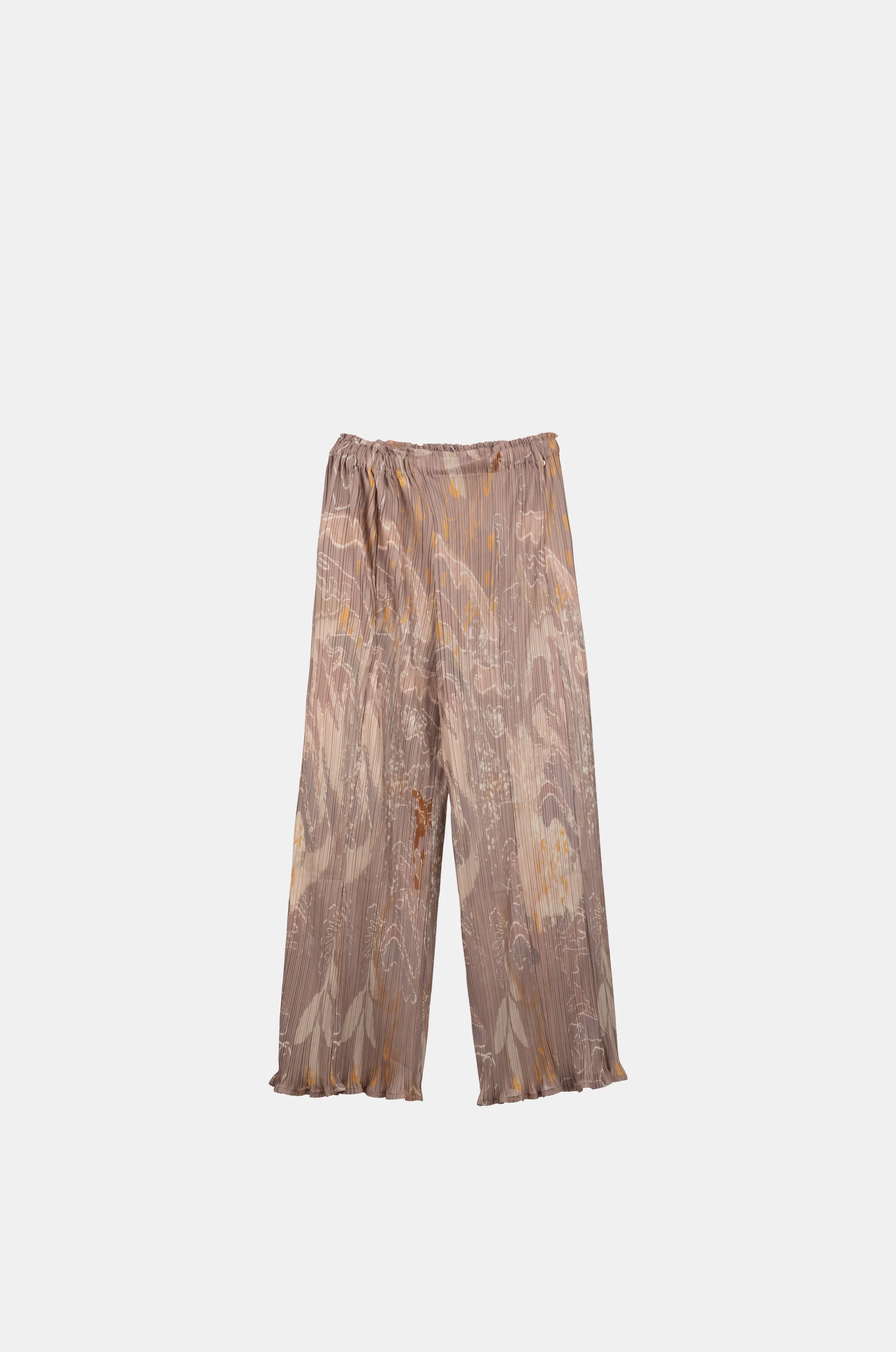 Printed fluid pants