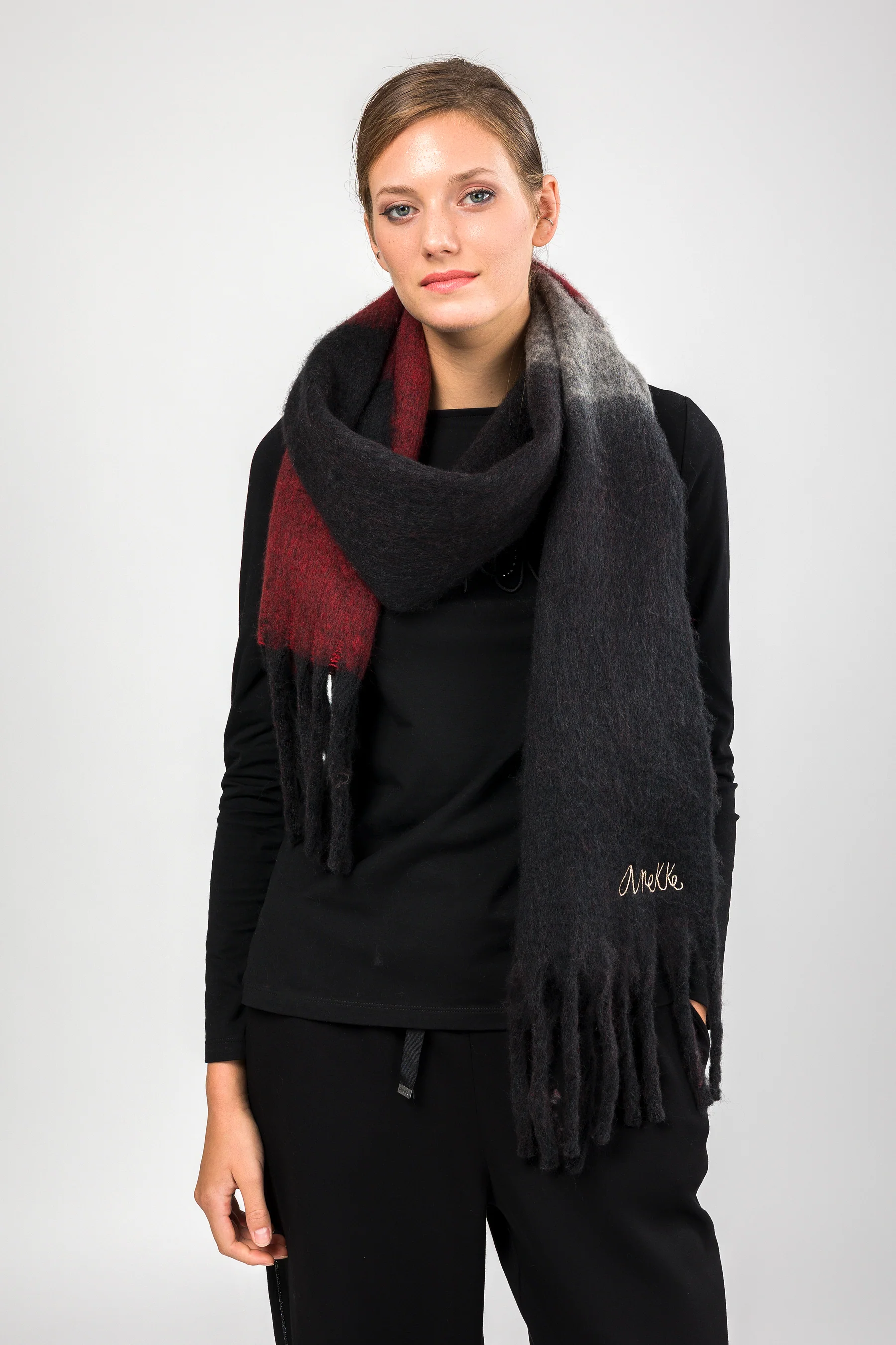 Printed fringed scarf - Image 3