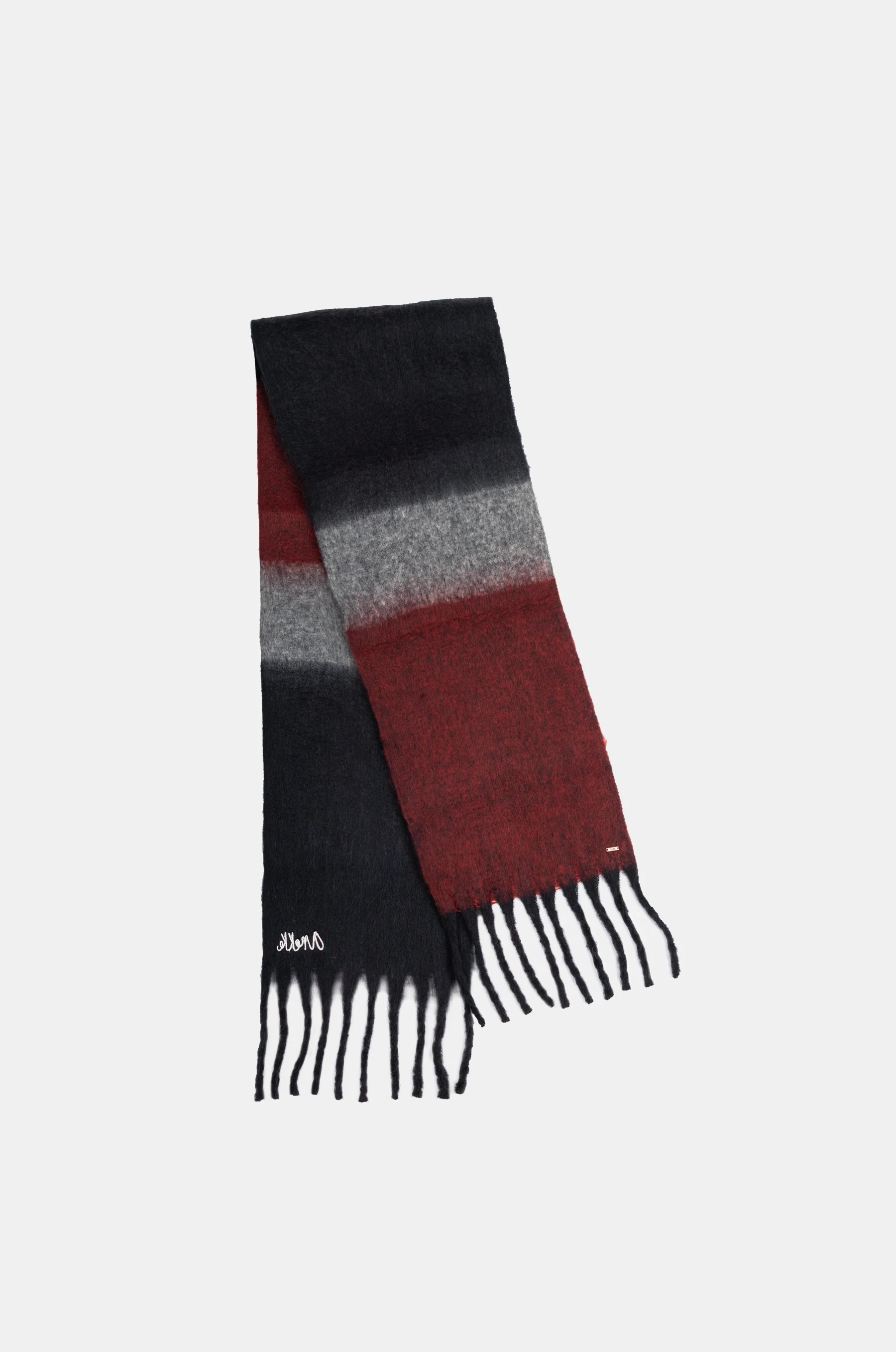 Printed fringed scarf - Image 5