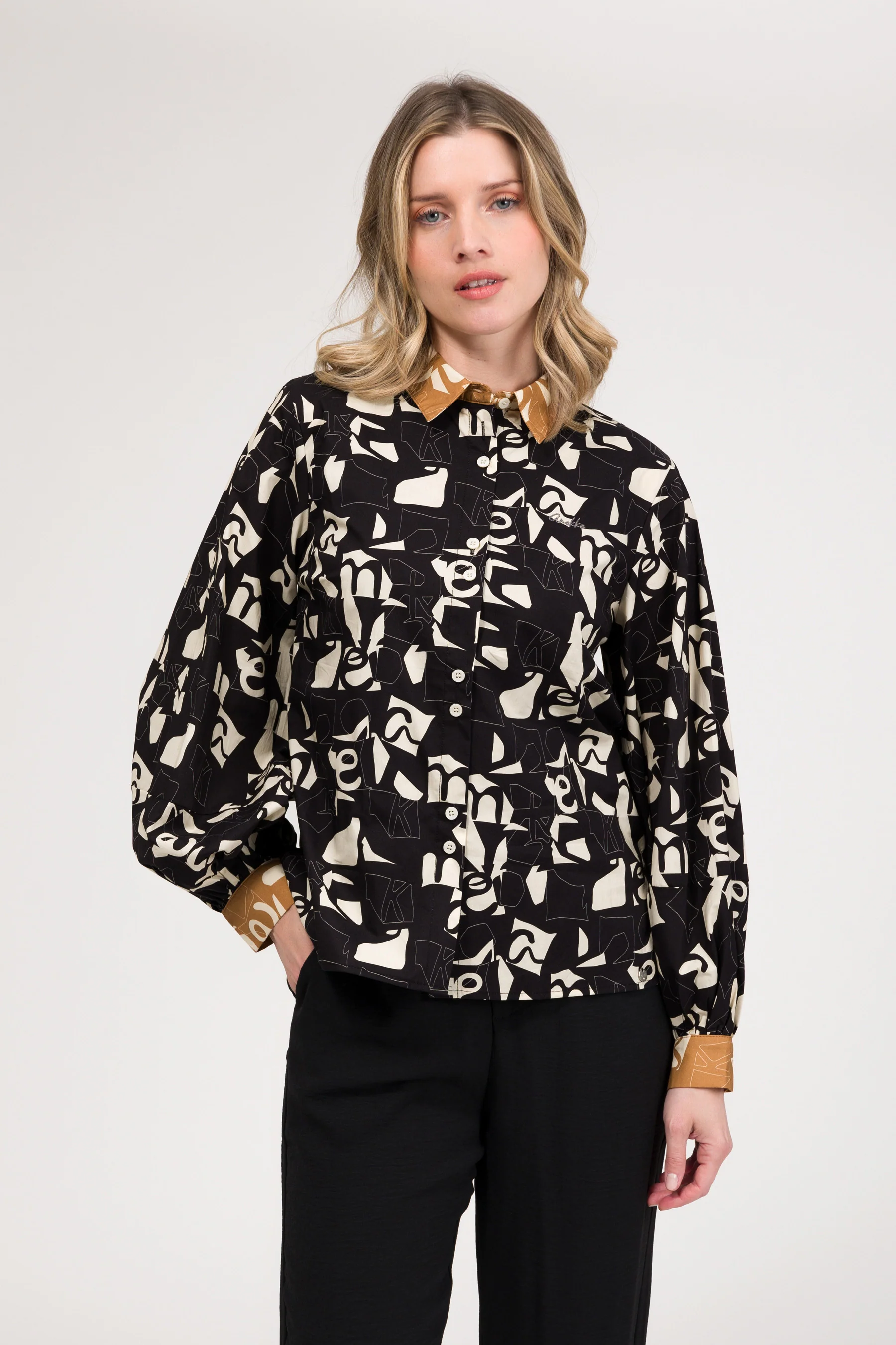 Printed long-sleeve shirt Bloom - Image 2