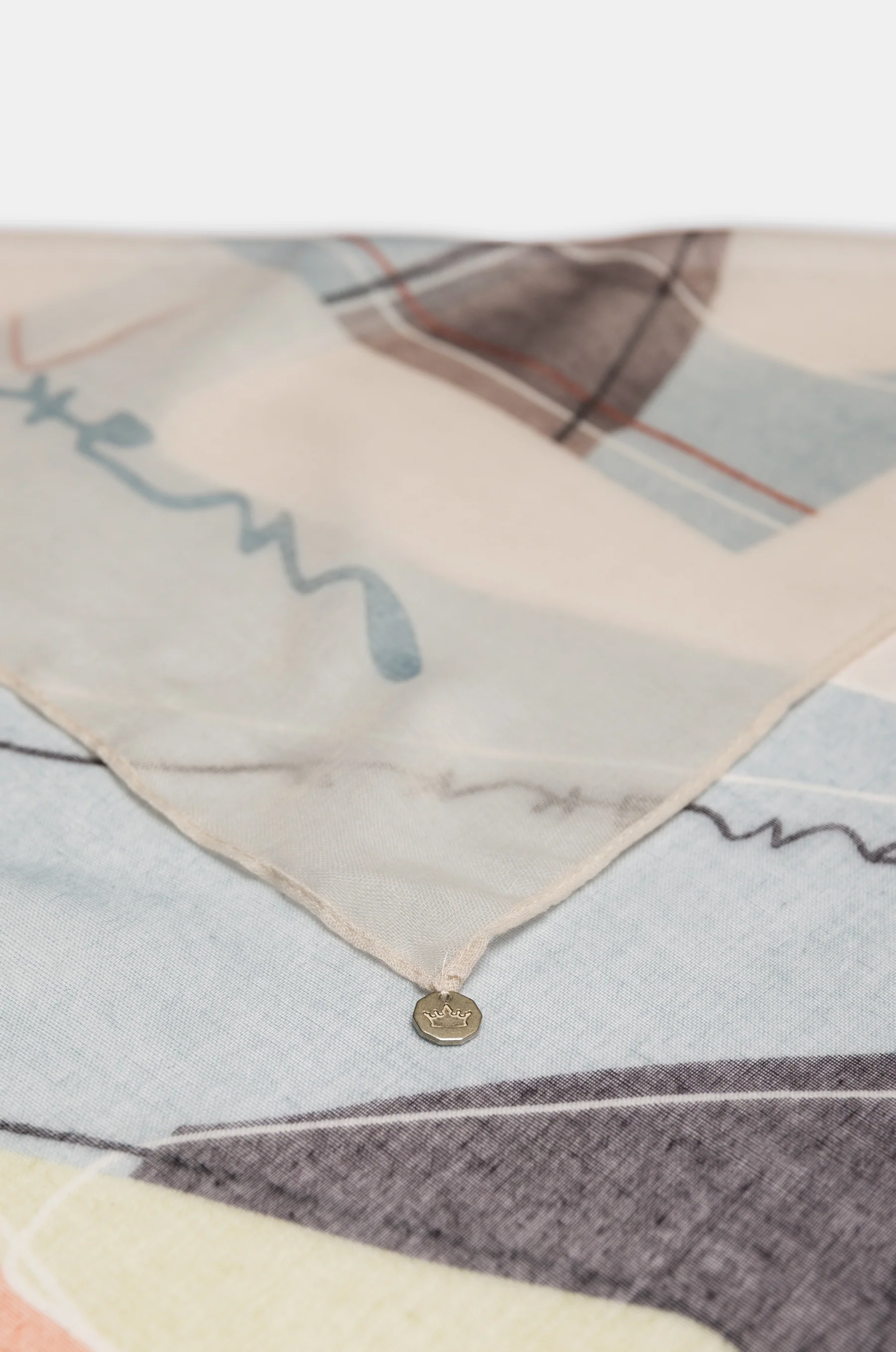 Printed scarf Eikon - Image 3