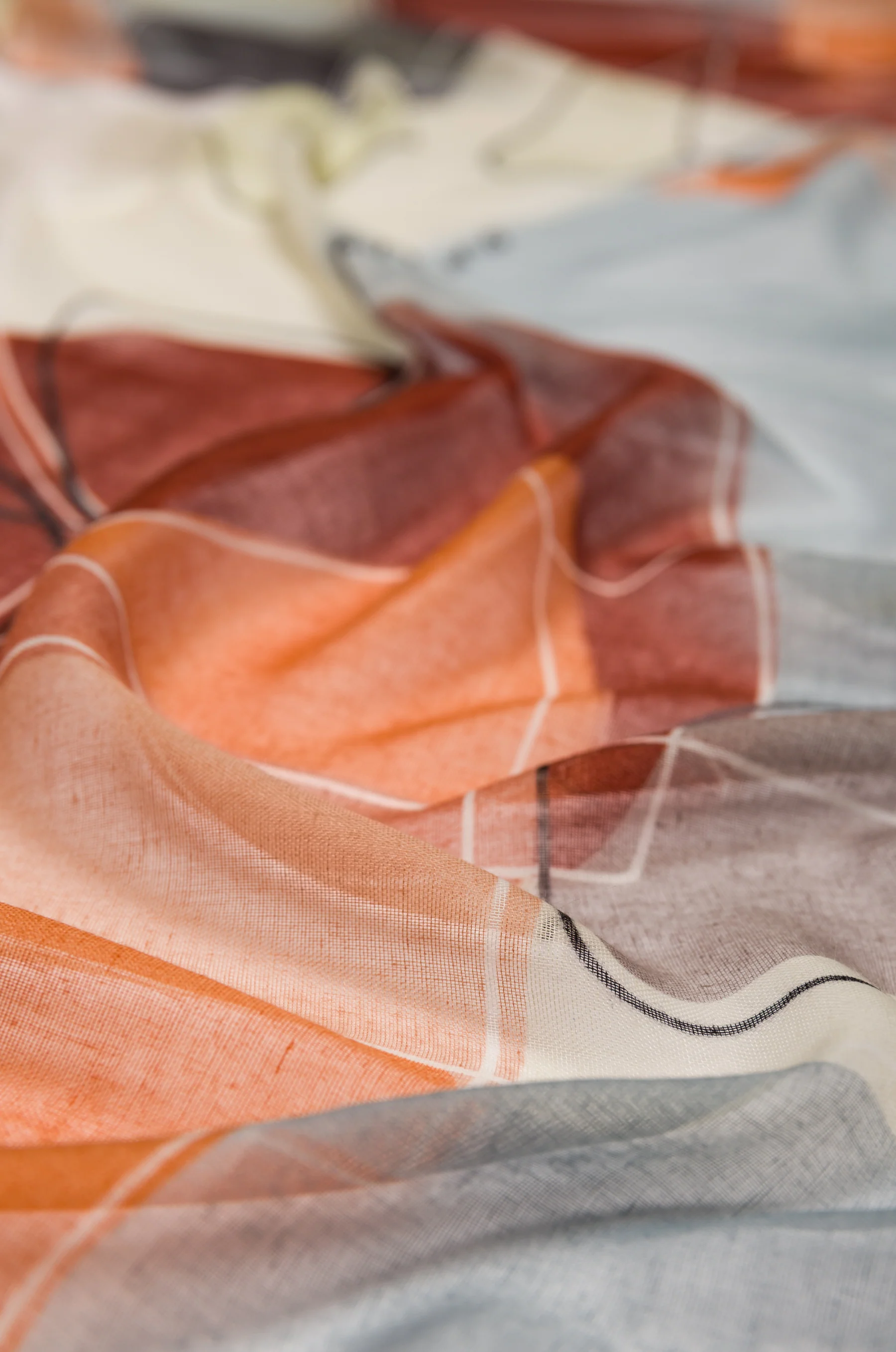 Printed scarf Eikon - Image 4