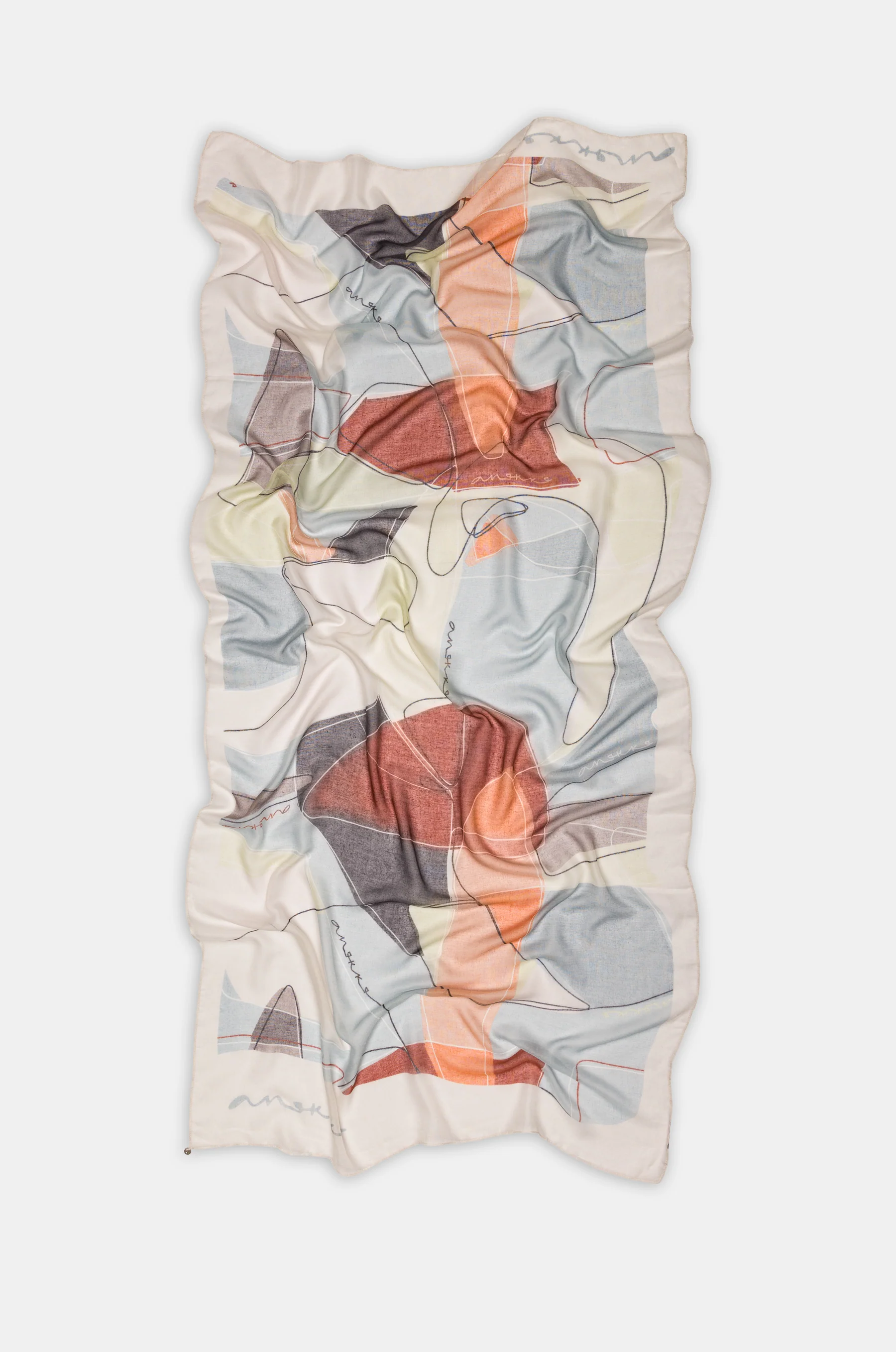 Printed scarf Eikon - Image 5