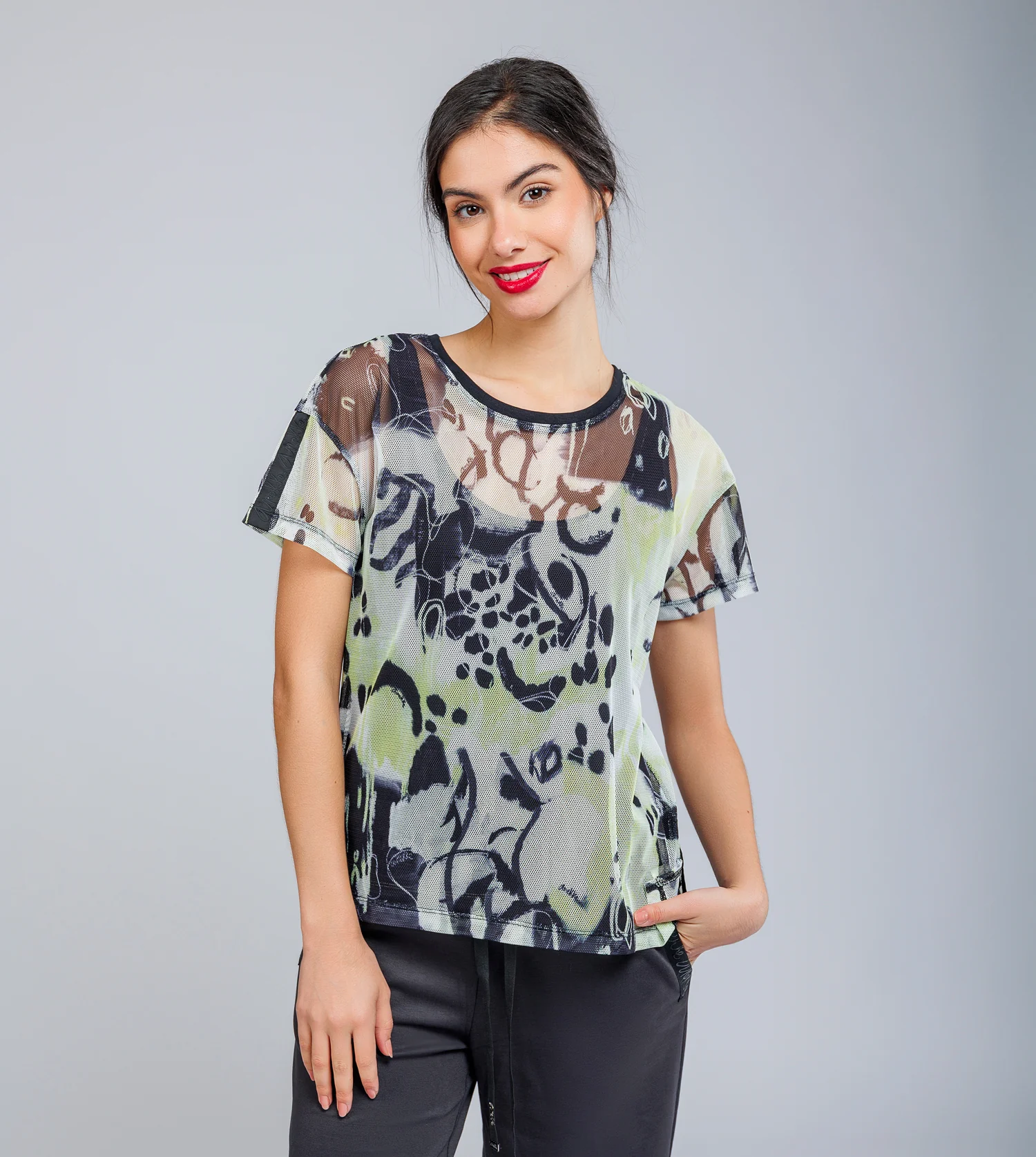 Printed short-sleeve T-shirt Towanda - Image 4