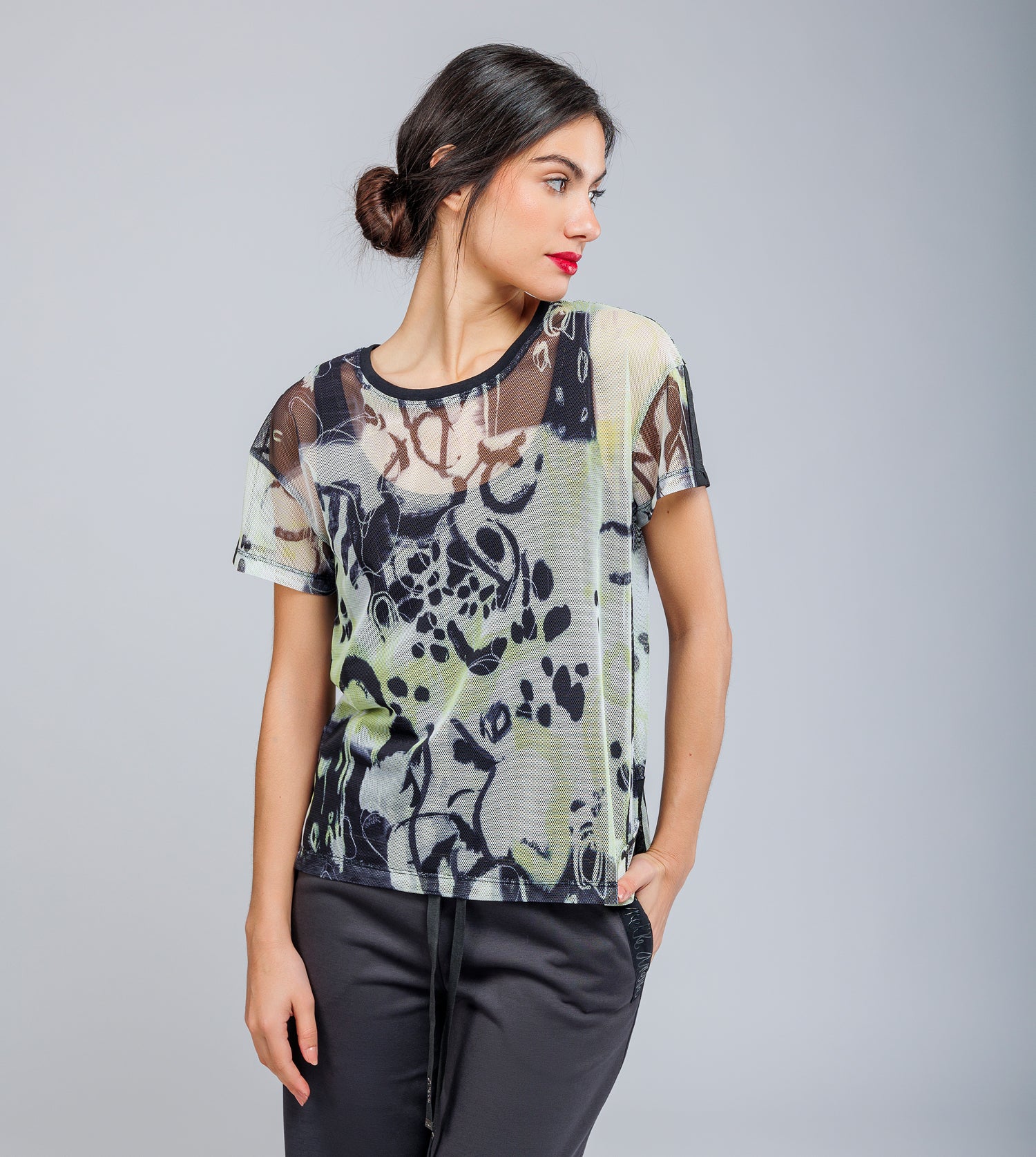 Printed short-sleeve T-shirt Towanda - Image 5