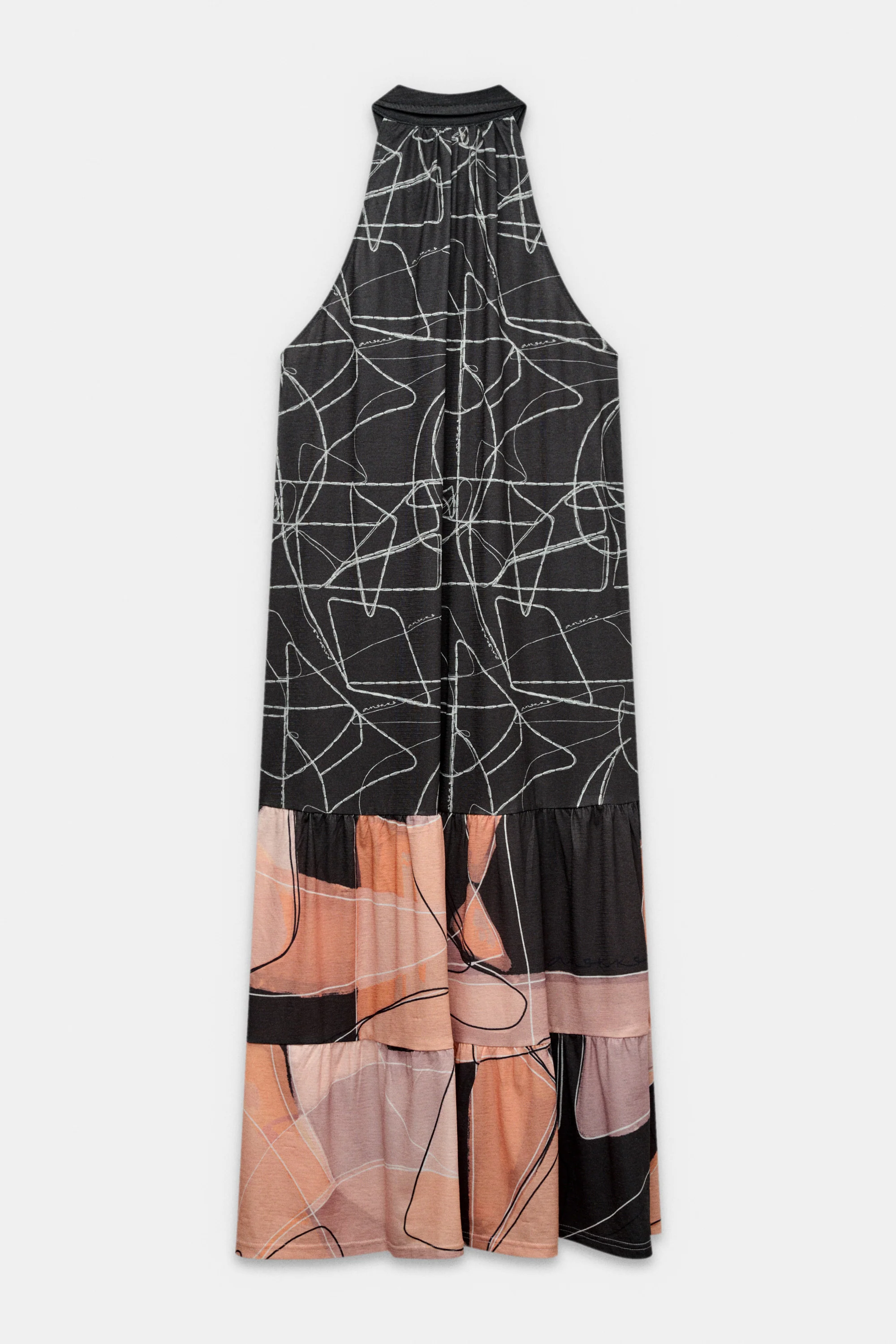 Printed sleeveless dress
